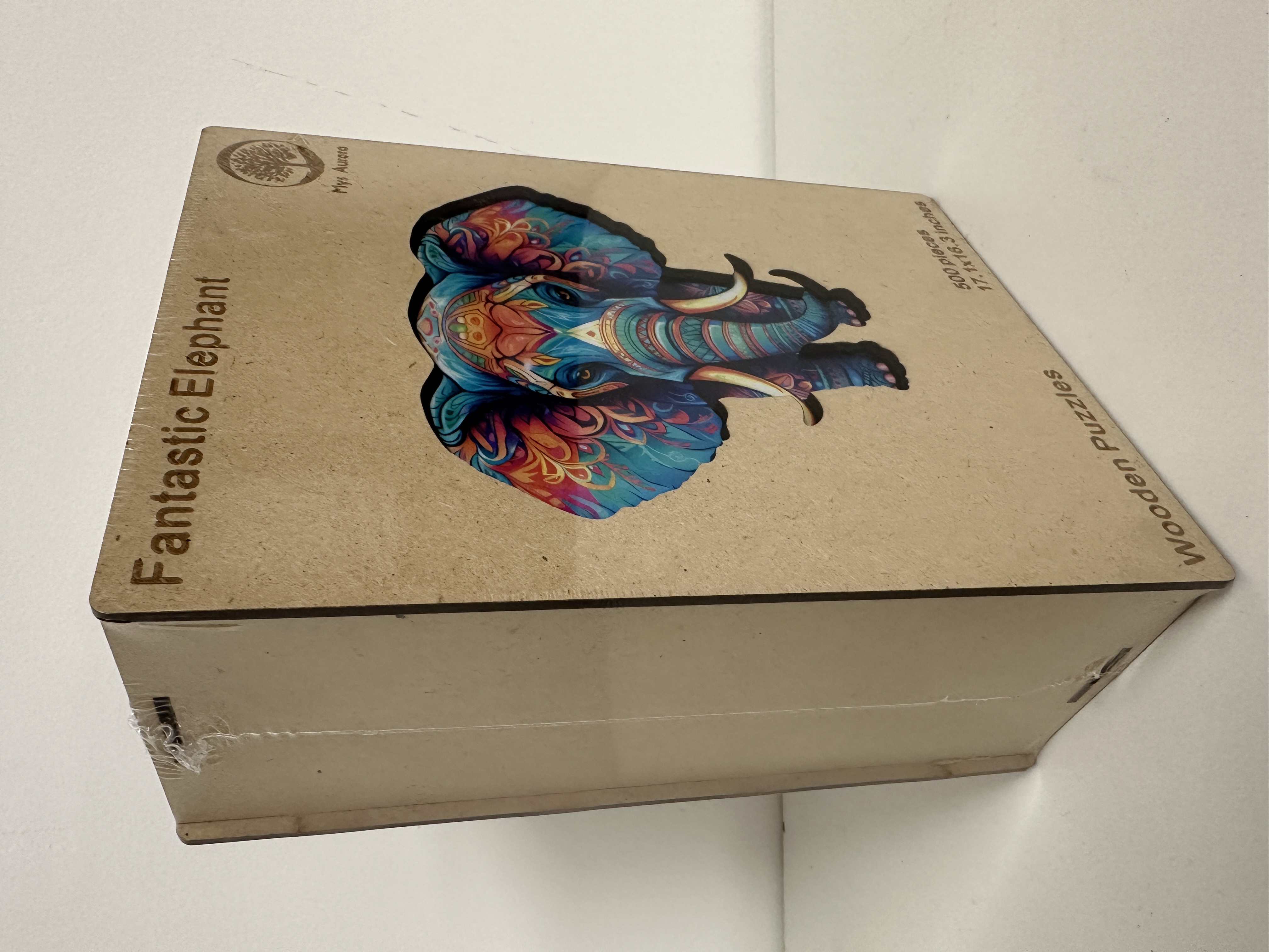 Wooden Puzzle – Elephant “Fantastic Elephant” – 500 Pieces