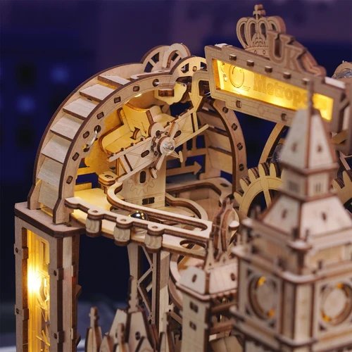 Wooden Marble Run – London Sightseeing Walk – EGB01 by Robotime