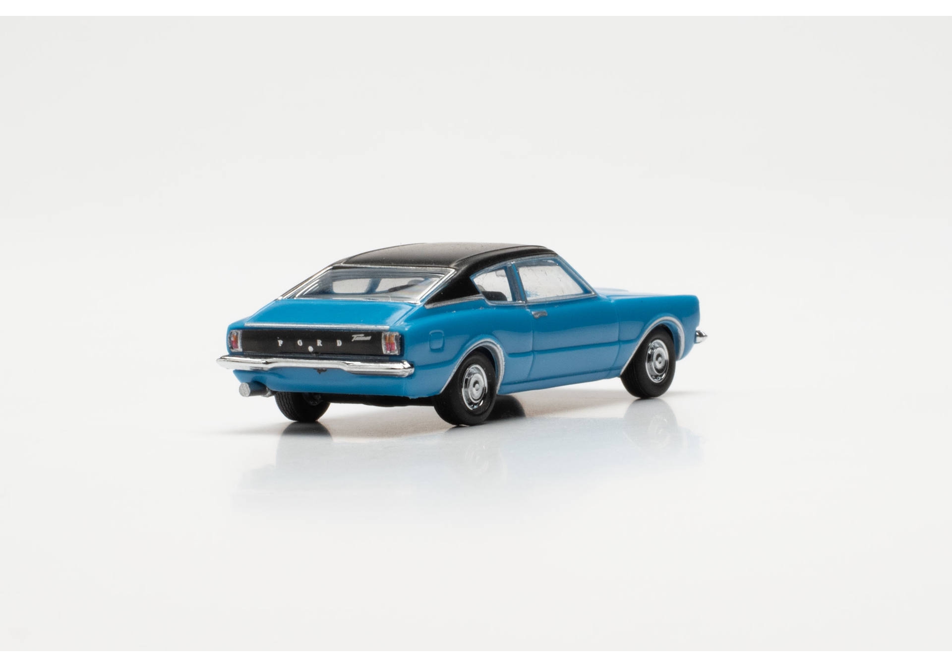 Herpa 023399-002 Ford Taunus Coupe blau Modellfahrzeug H0 1:87