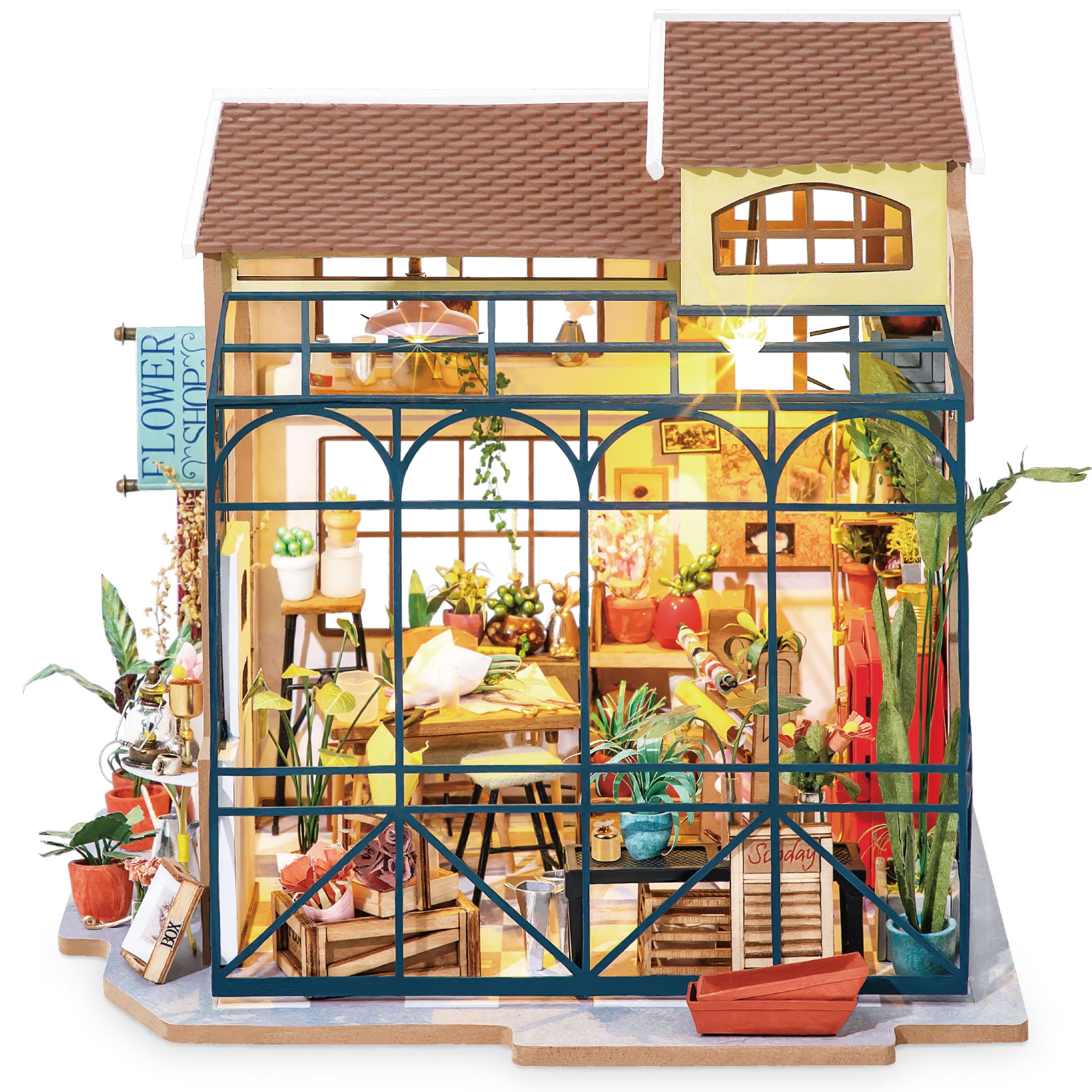 Emily's Flower Shop - Bausatz DIY - Robotime ROLIFE DG145