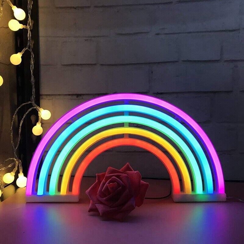 Neon Lampe Regenbogen Rainbow