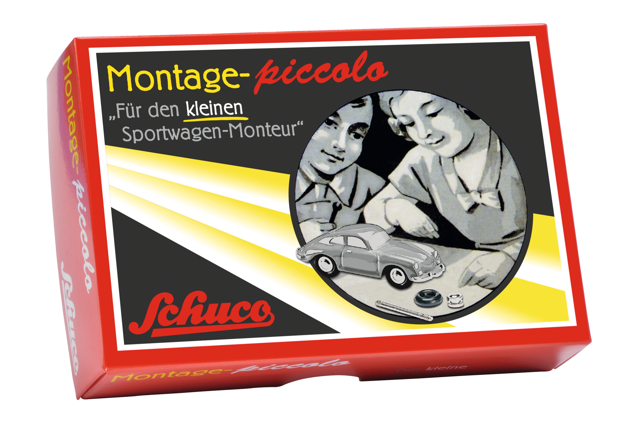 Schuco 450559800 Piccolo Assembly Kit "Porsche Mechanic" – Porsche 356 A Coupé