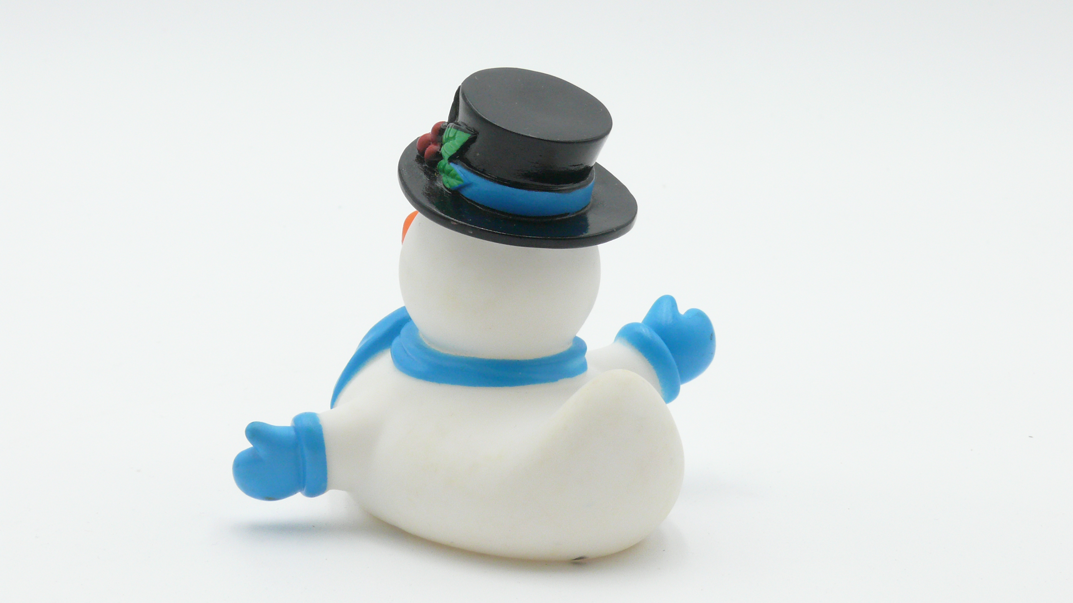 Badeente Schneemann