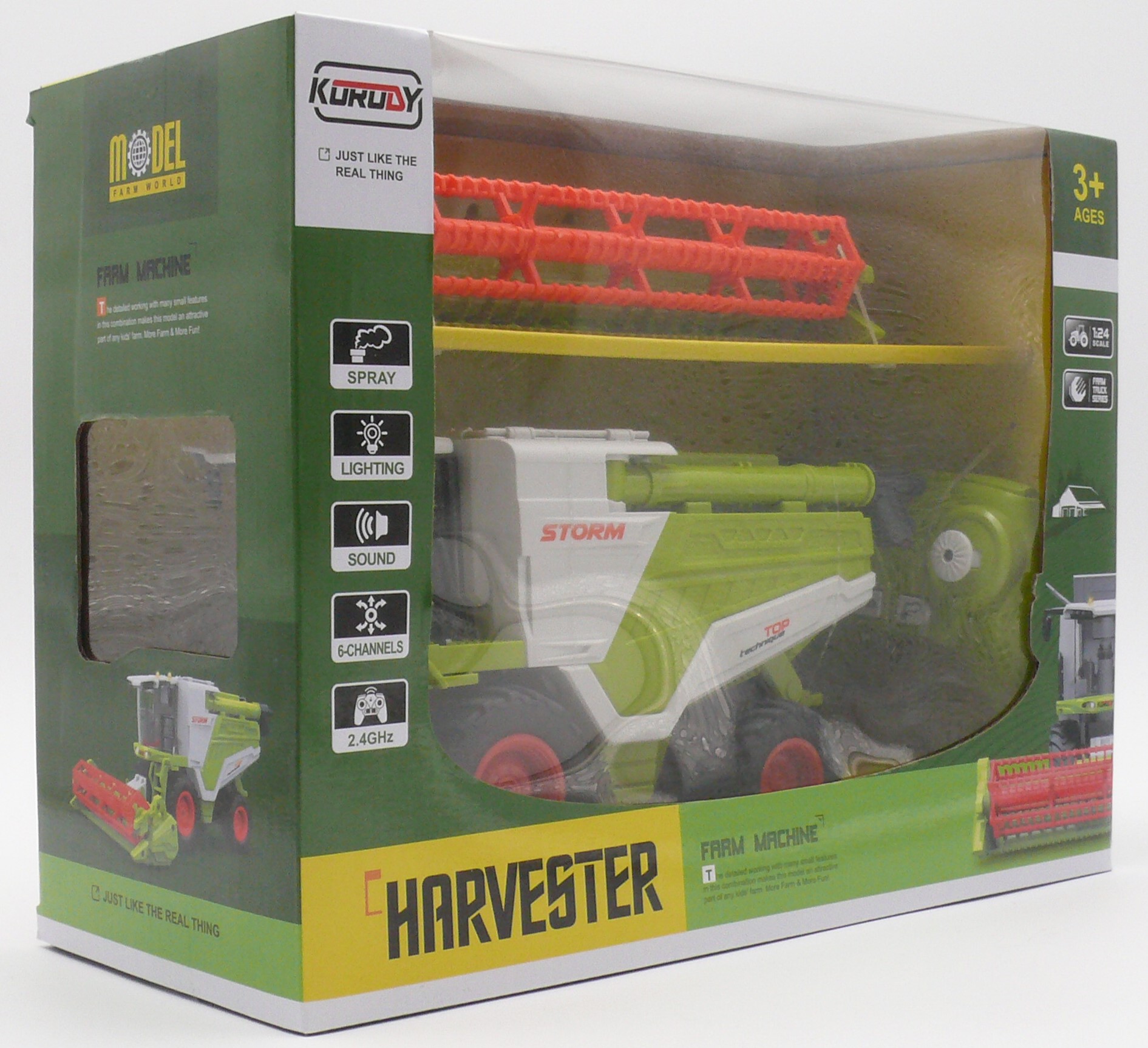 Remote-Controlled Combine Harvester