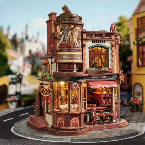 Holzbausatz - Dream Coffee Factory - EAB02 von Robotime