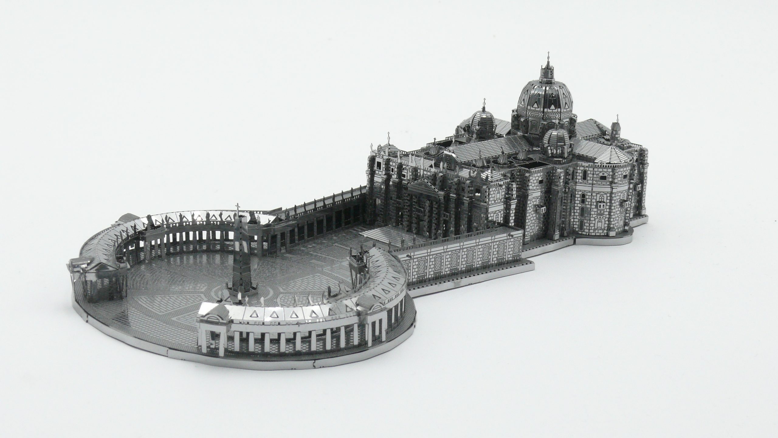 3D Metal Model St Peter's Basilica Rome