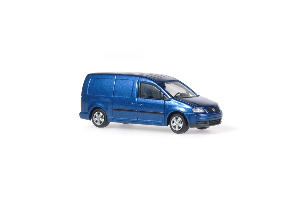 Rietze 21800 Volkswagen Caddy Maxi Kasten, blau 1:87