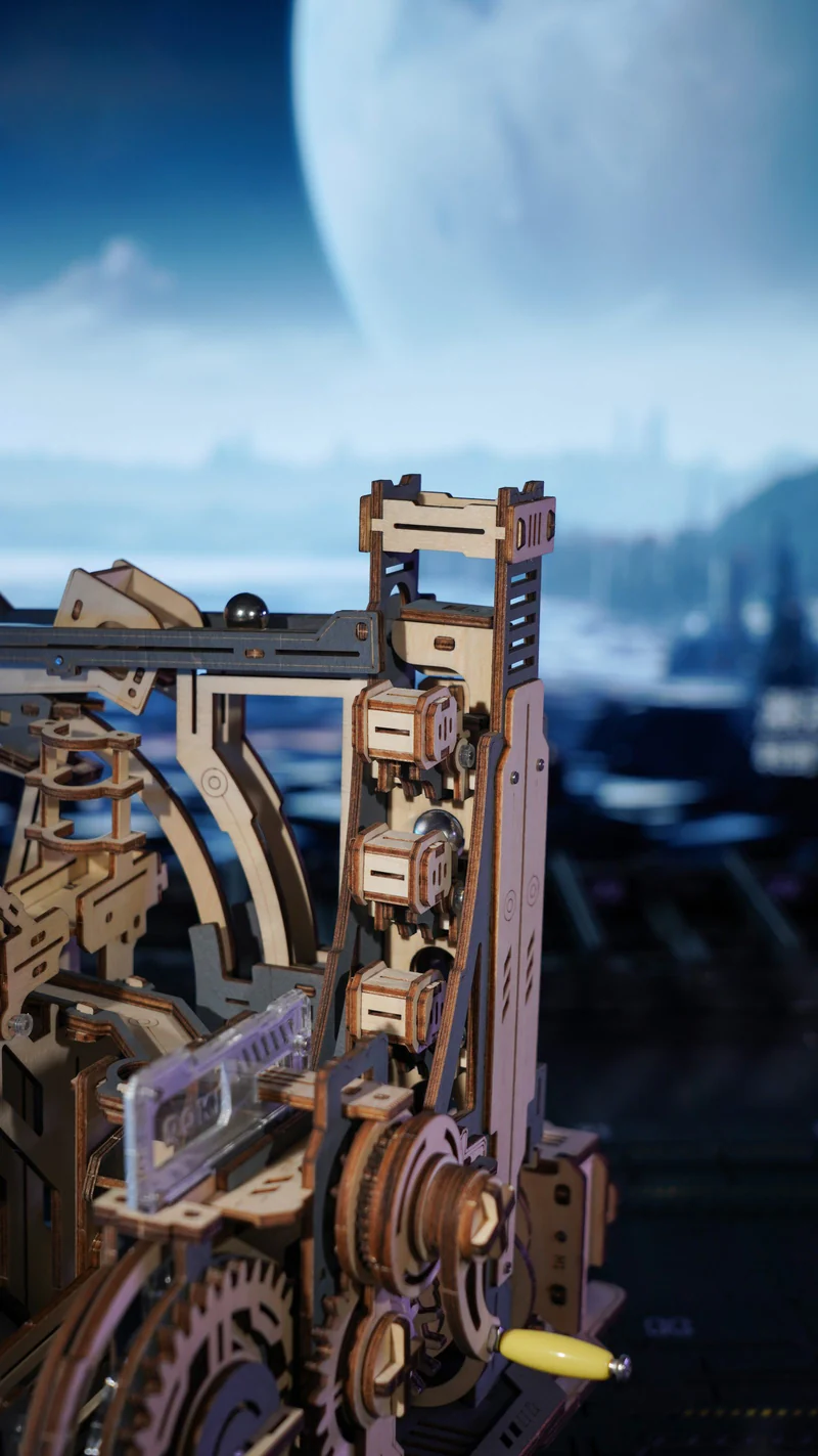 Holzmurmelbahn Spaceport LGC01 ROKR Robotime