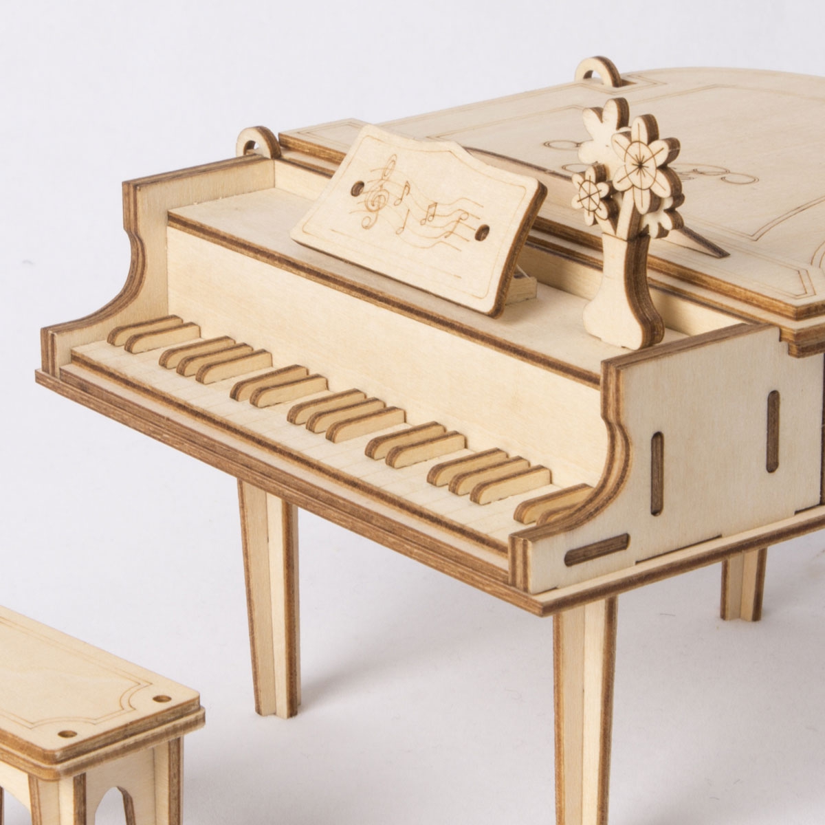 Wooden Model Kit – Grand Piano – TG402 by Robotime
