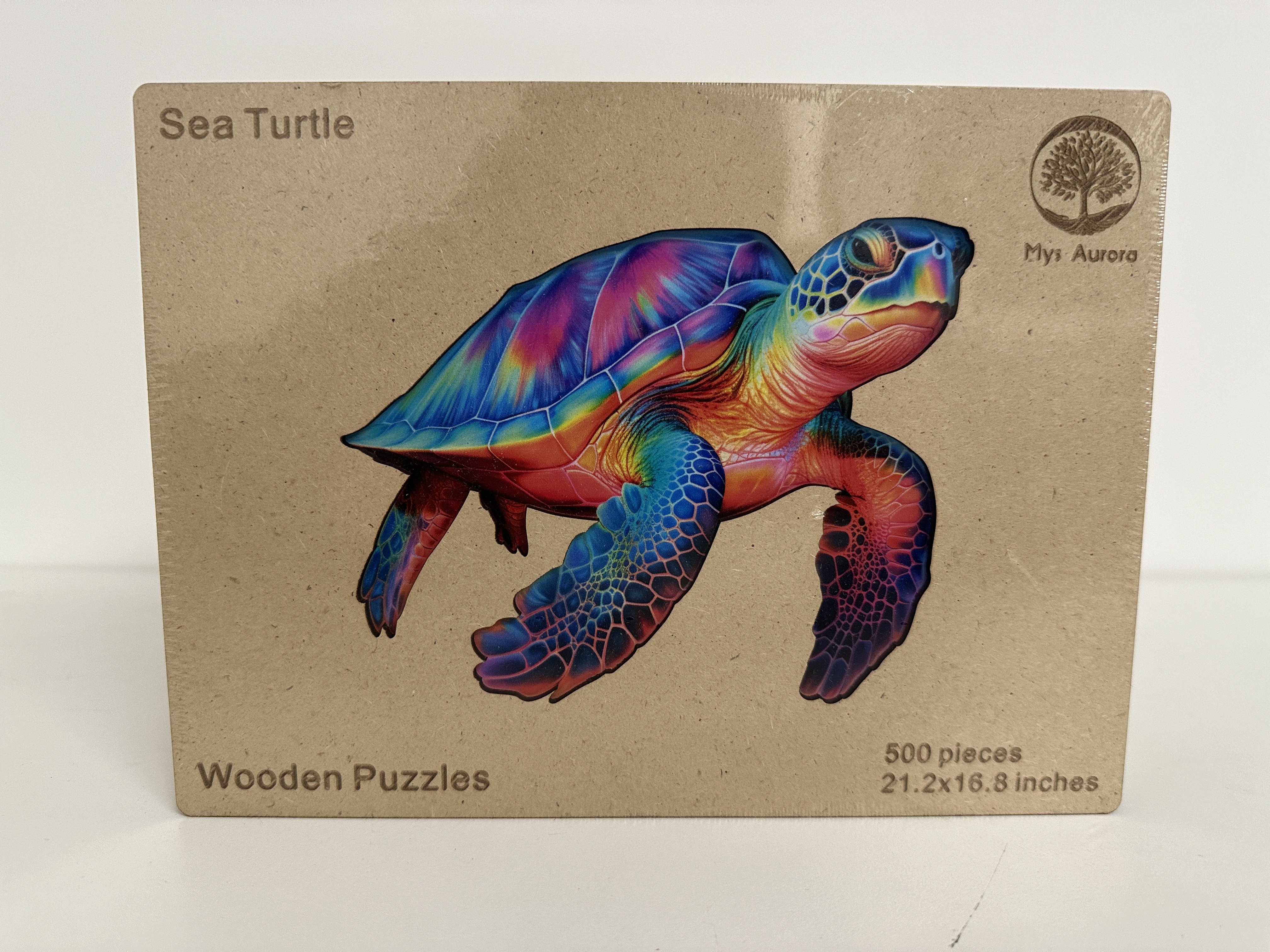 Wooden Puzzle – Sea Turtle – 500 Pieces