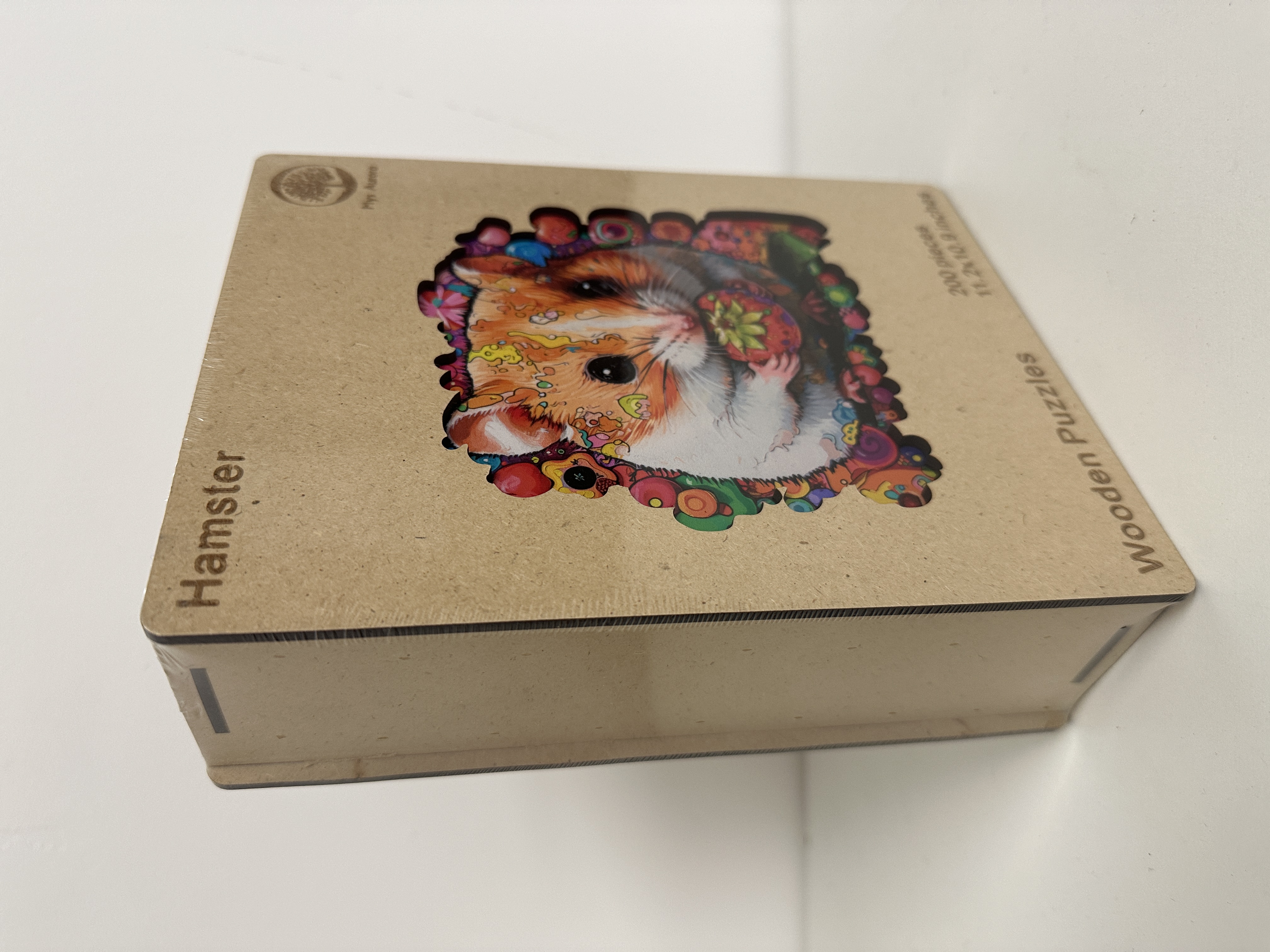 Wooden Puzzle – "Hamster" – 200 Pieces