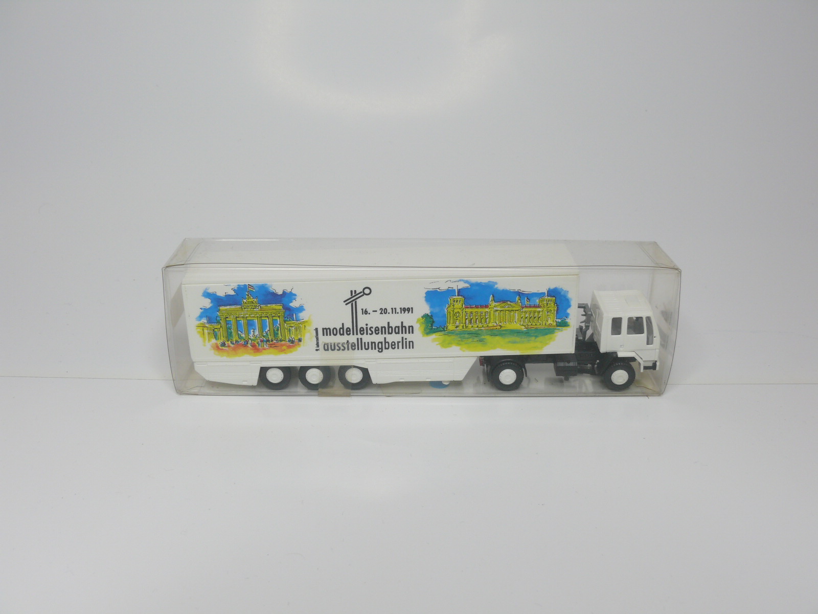 Rietze Mercedes Benz LKW - Modeleisenbahn Austellung 1991, 1:87