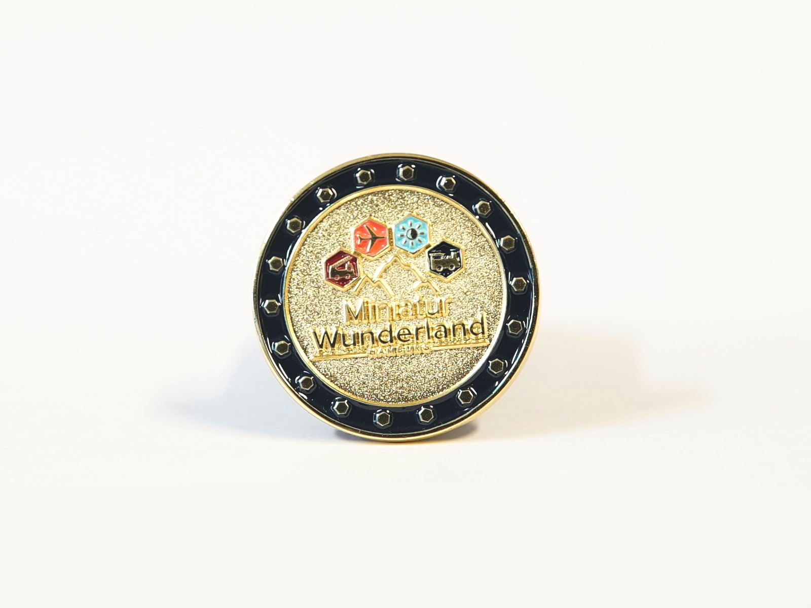 Miniatur Wunderland Coin "4 Elemente" in a case