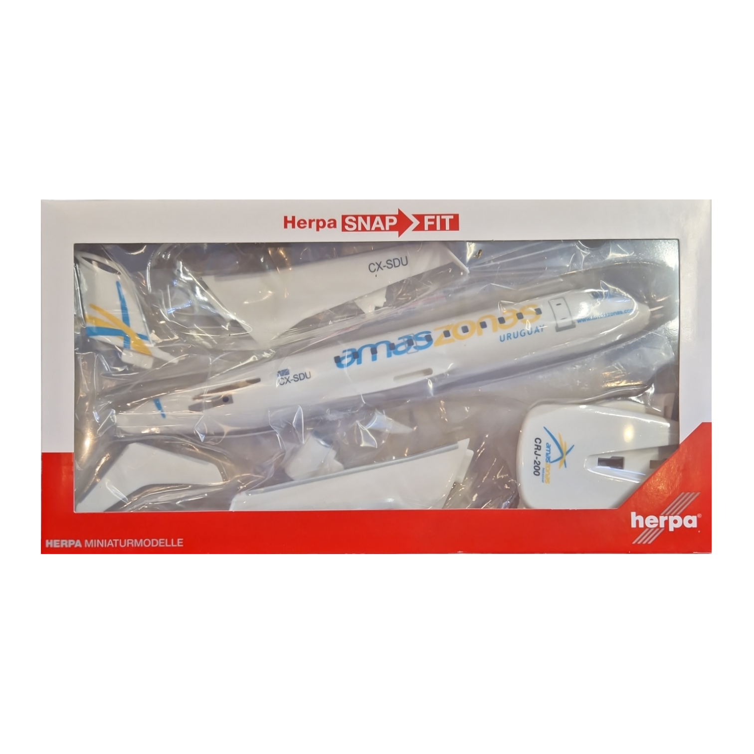 Herpa 611541 Amaszonas Uruguay CRJ200 1:100