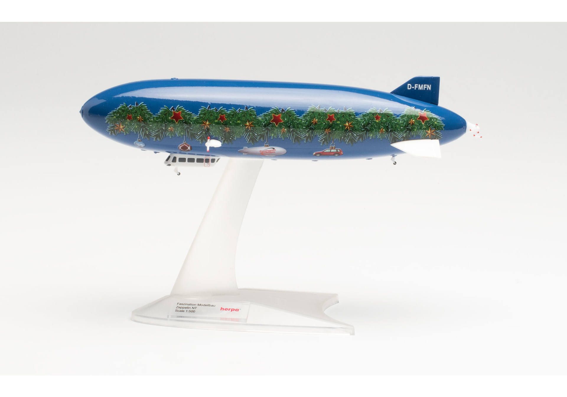 Herpa Wings 535861 Christmas Zeppelin NT Friedrichshafen 1:500