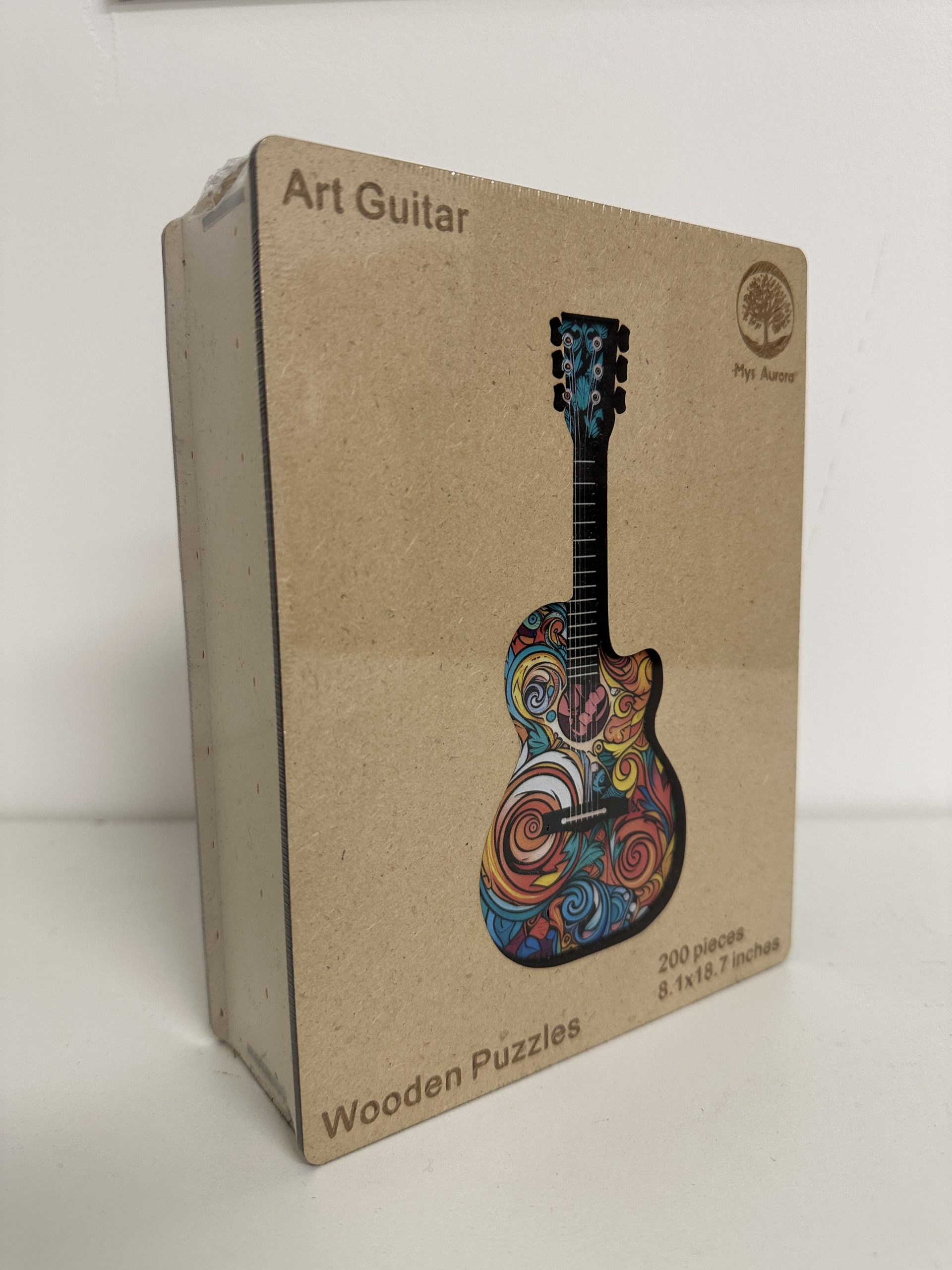 Wooden Puzzle – Guitar “Art Guitar” – 200 Pieces