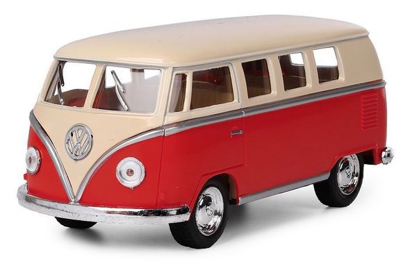  KINSMART 1962 VW Classical Bus Ivory Top - Various Colors 1:32