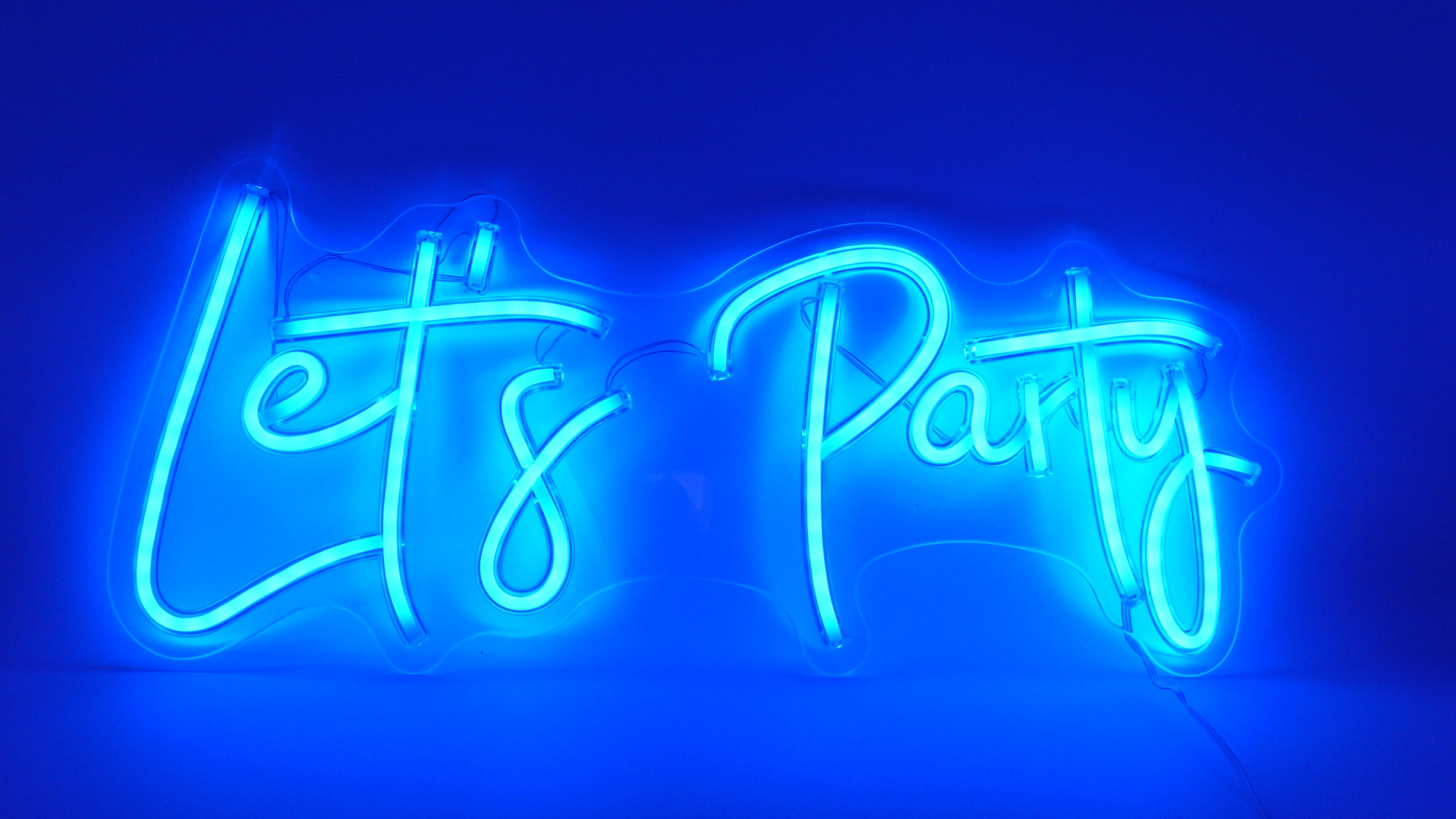 Neonlampe Let´s Party (mit verschiedenen Effekten)