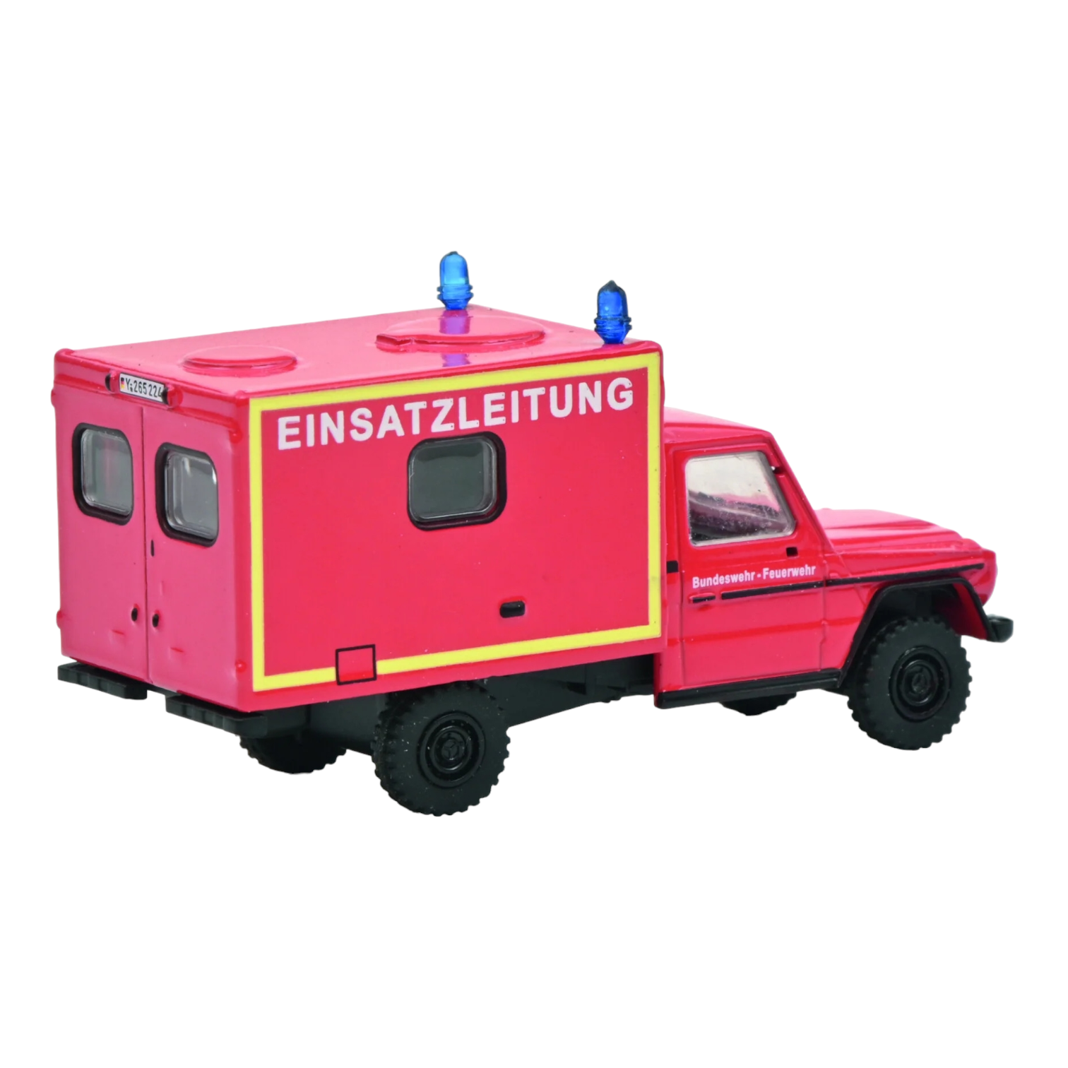 Schuco 26687 Mercedes-Benz G Bundeswehr-Feuerwehr "Einsatzleitung" Modellfahrzeug 1:87 H0