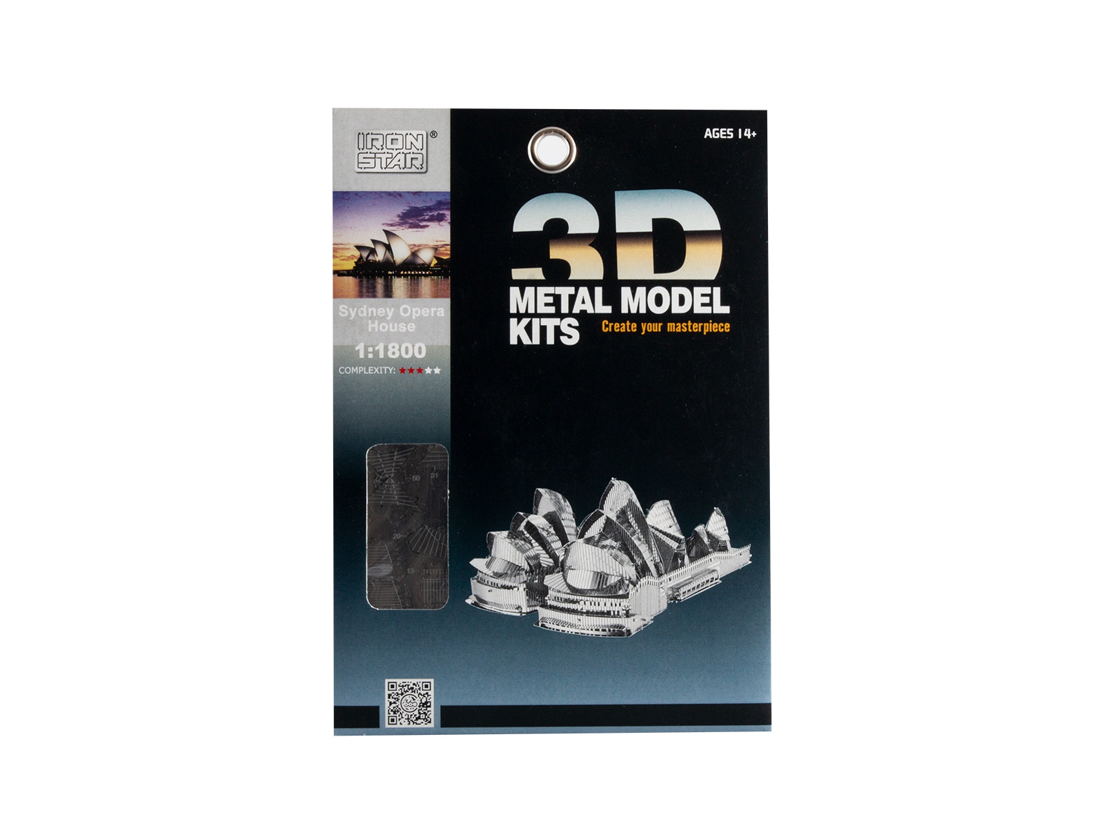 3D Metal Model Sydney Opera House