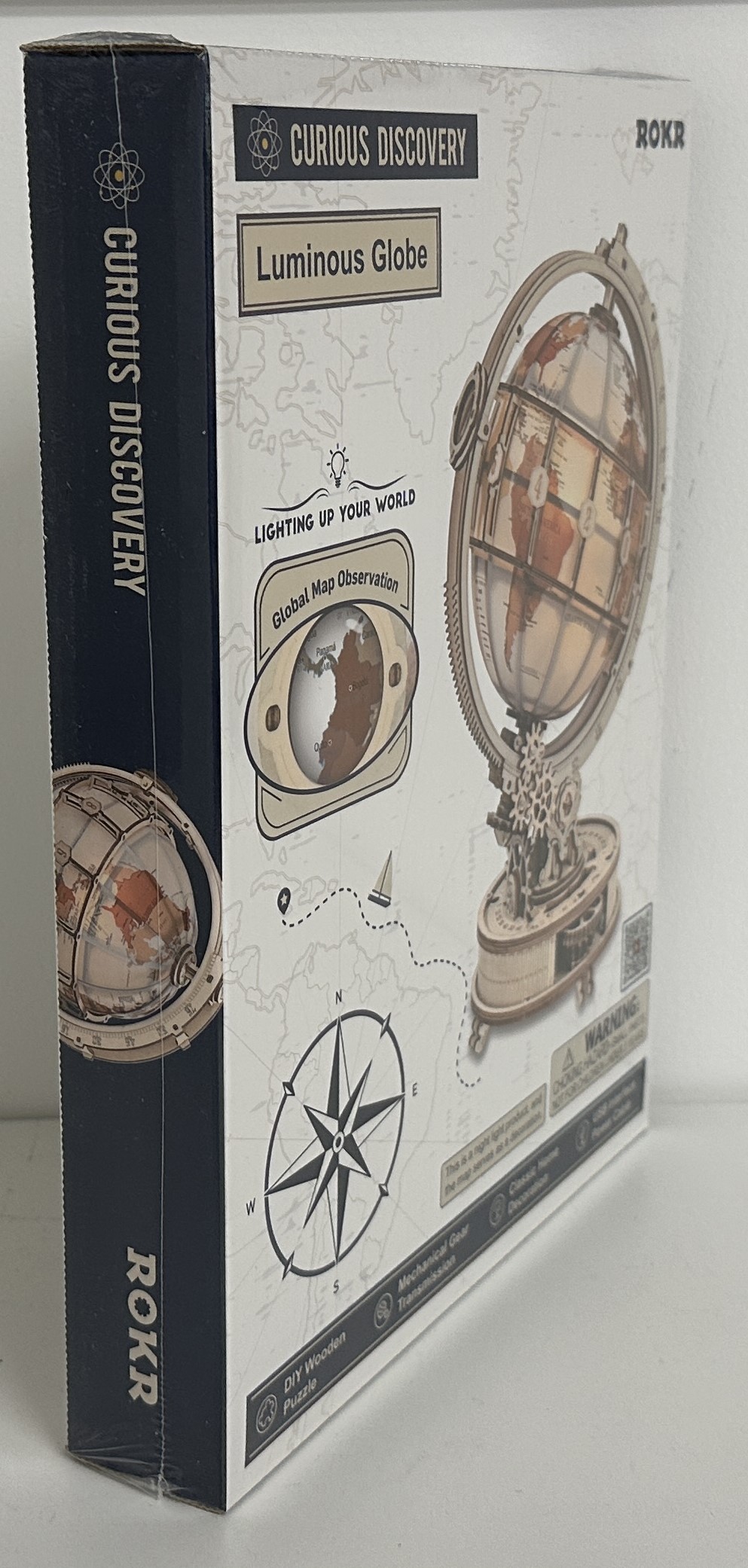 Wooden Model Kit – “Luminous Globe” – ST003 by Robotime