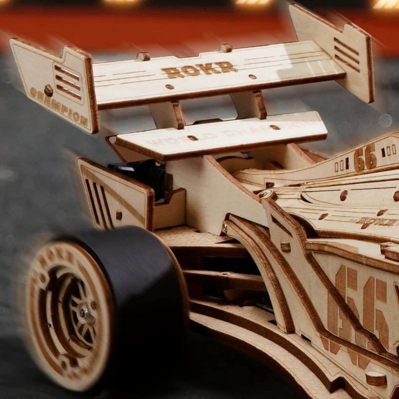 Holzbausatz Formel 1 Rennwagen LK505 ROKR Robotime