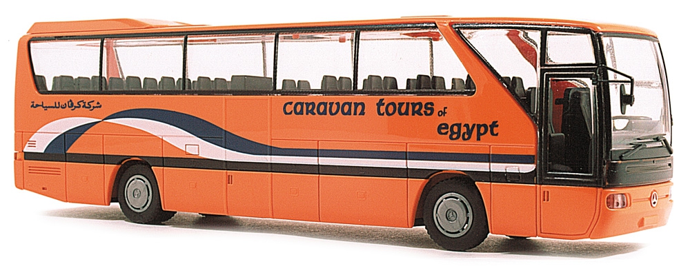 Rietze 61263 Mercedes-Benz O 350 RHD Caravan Tours 1:87