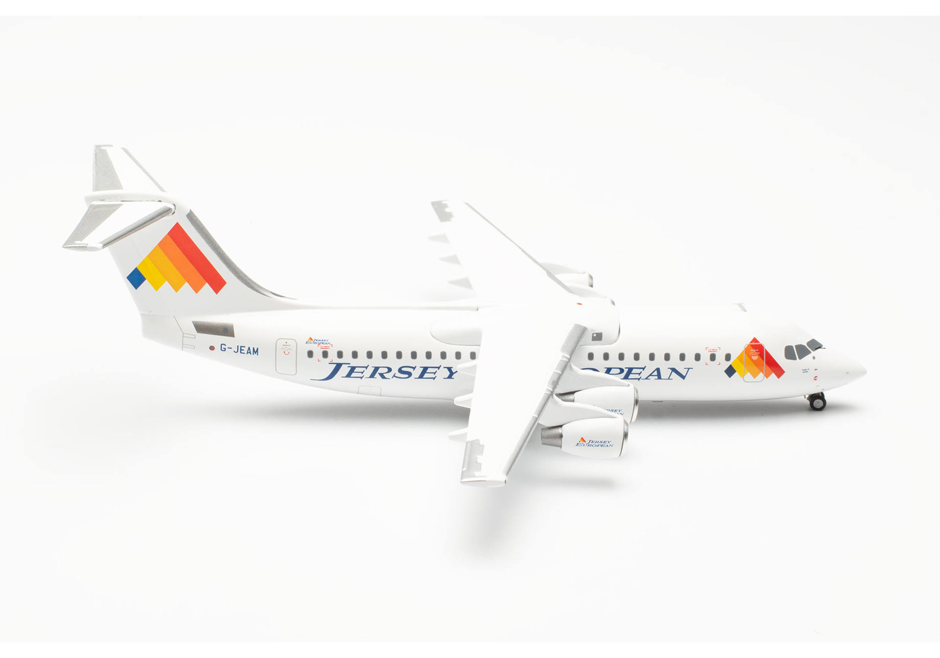 Herpa 572828 Jersey European British Aerospace BAe 146-300 – G-JEAM "Pride of Jersey" 1:200