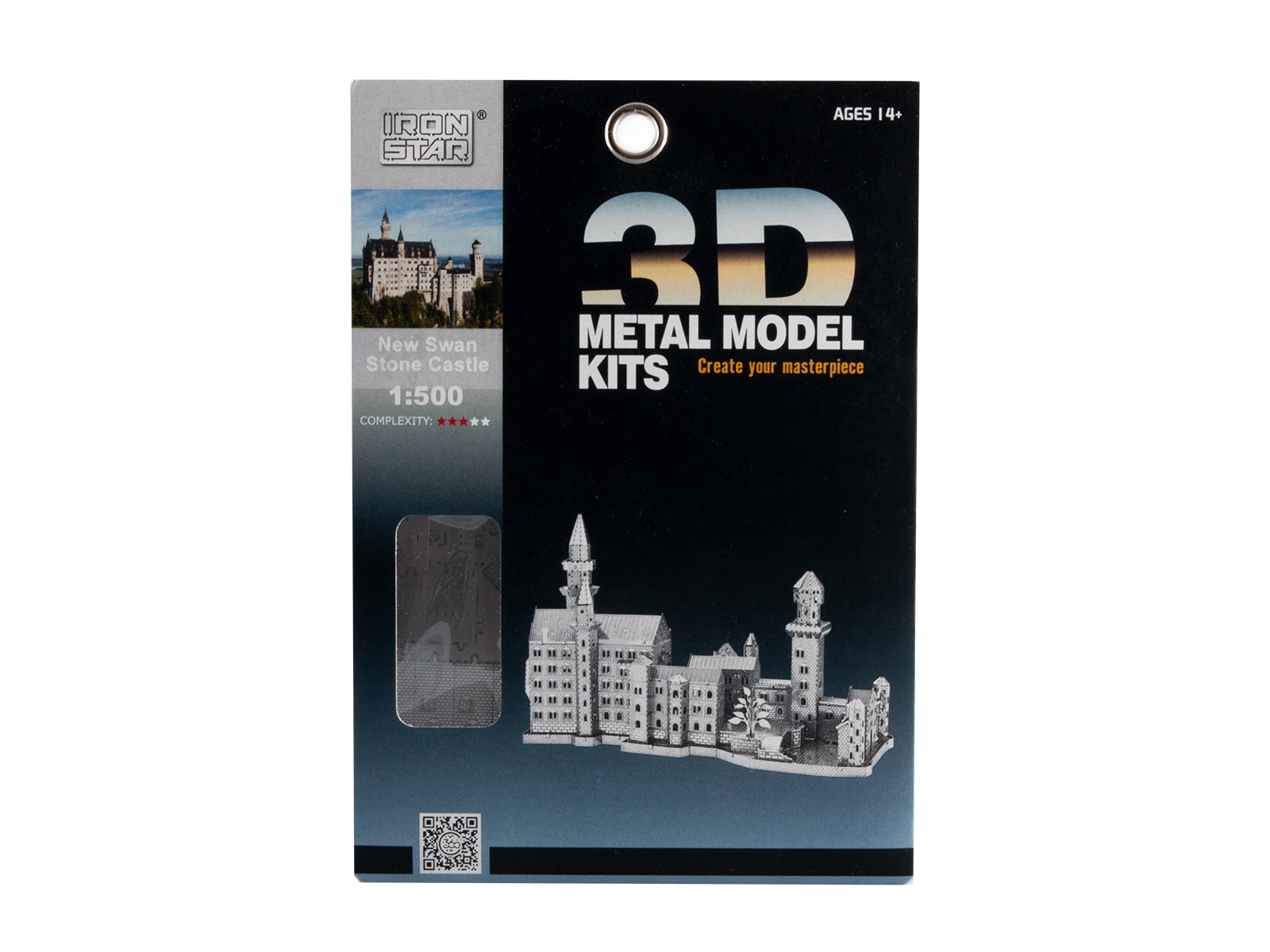 3D Metal Model Neuschwanstein Castle