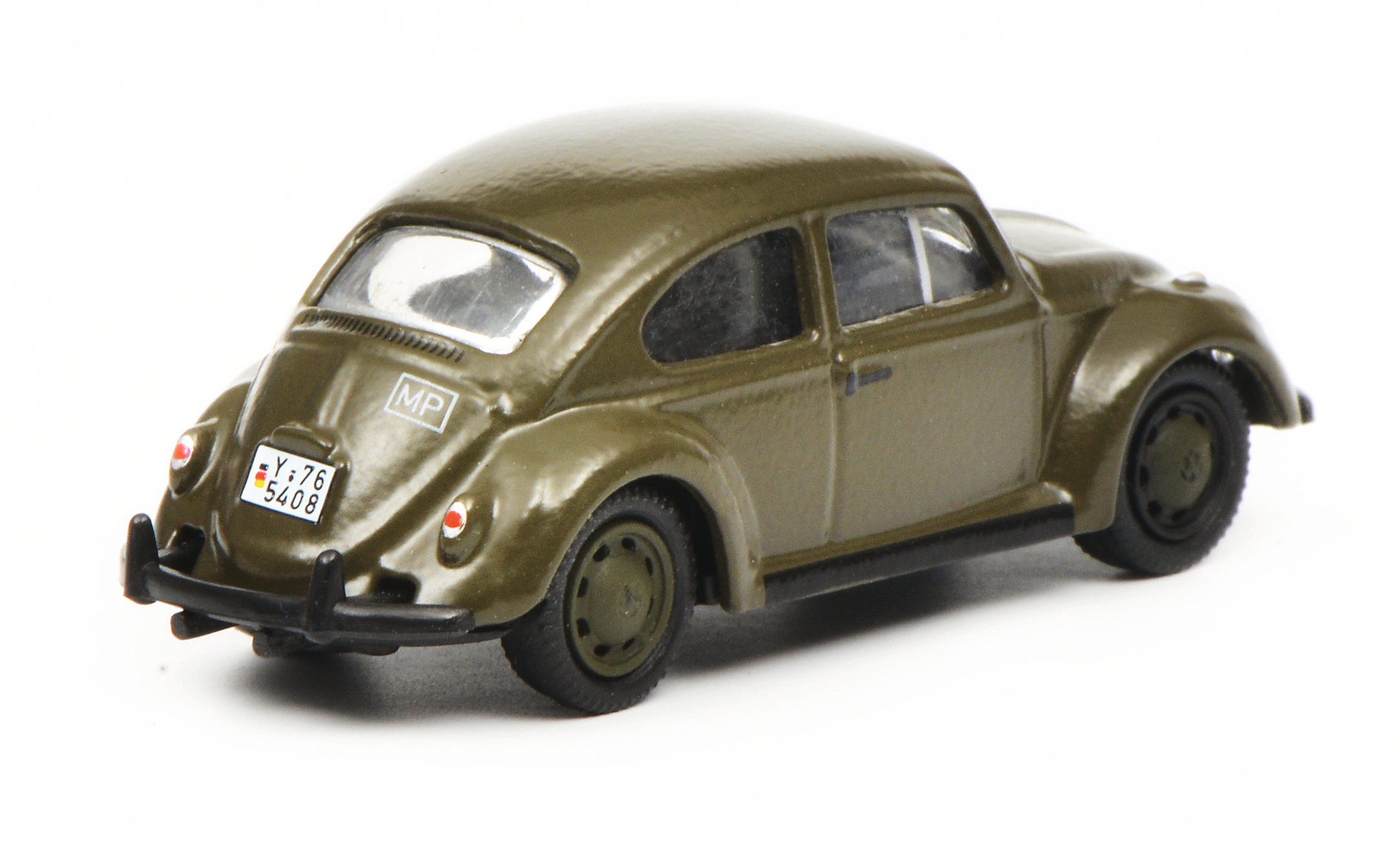 Schuco 452643100 VW Beetle 1200 - Bundeswehr, Olive Green 1:87
