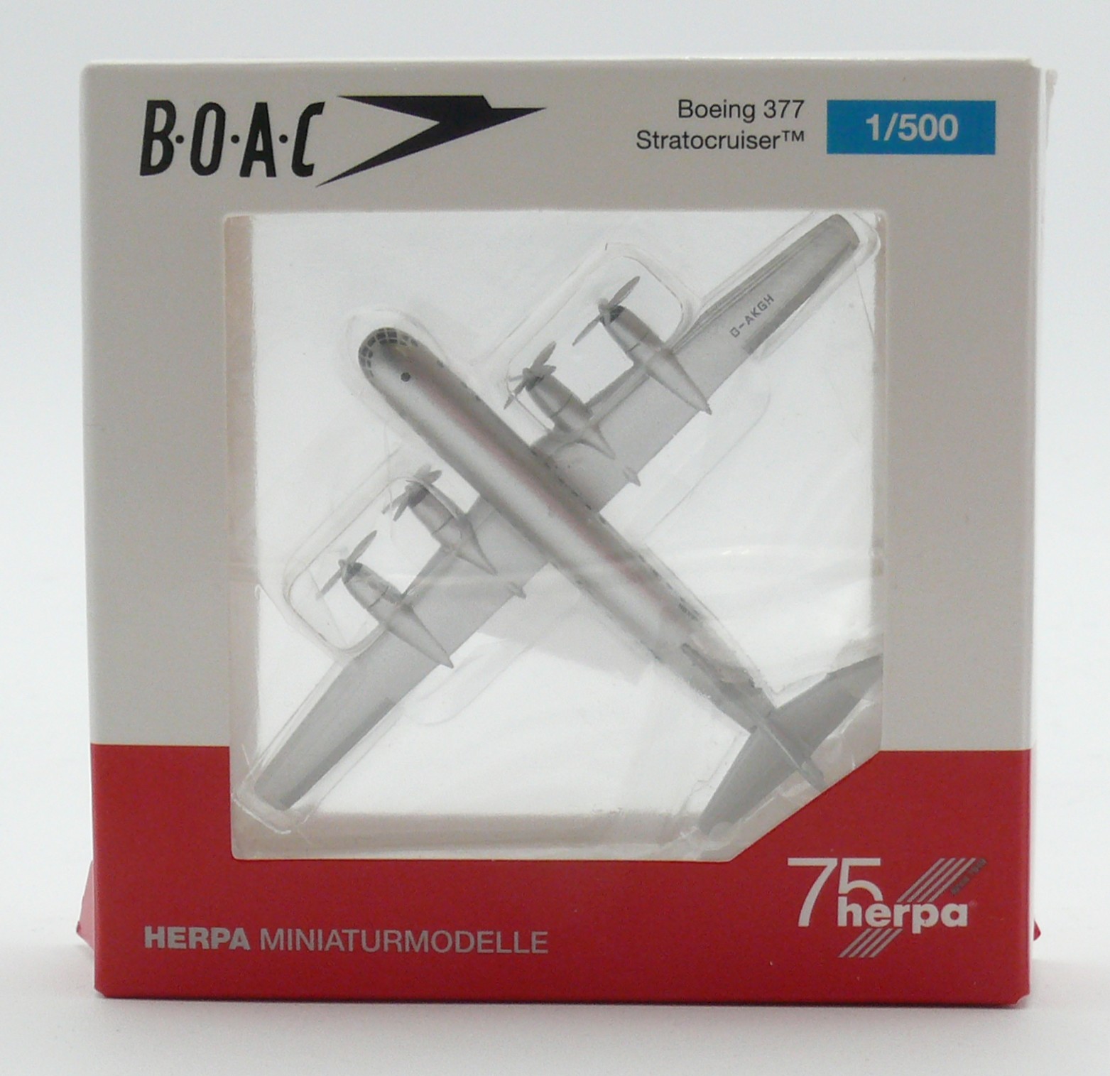 Herpa 538008 Boeing B377 BOAC - Open House 2024 1:500