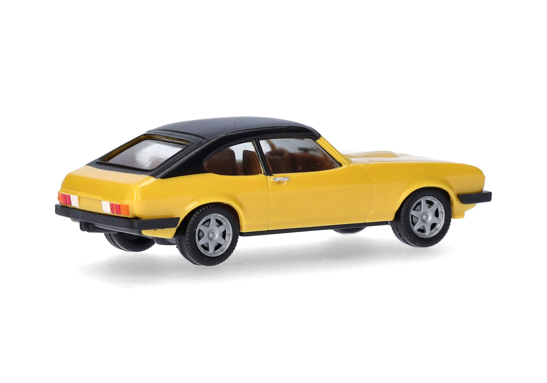 Herpa 420570-002 Ford Capri II with Vinyl Roof, Daytona Yellow 1:87