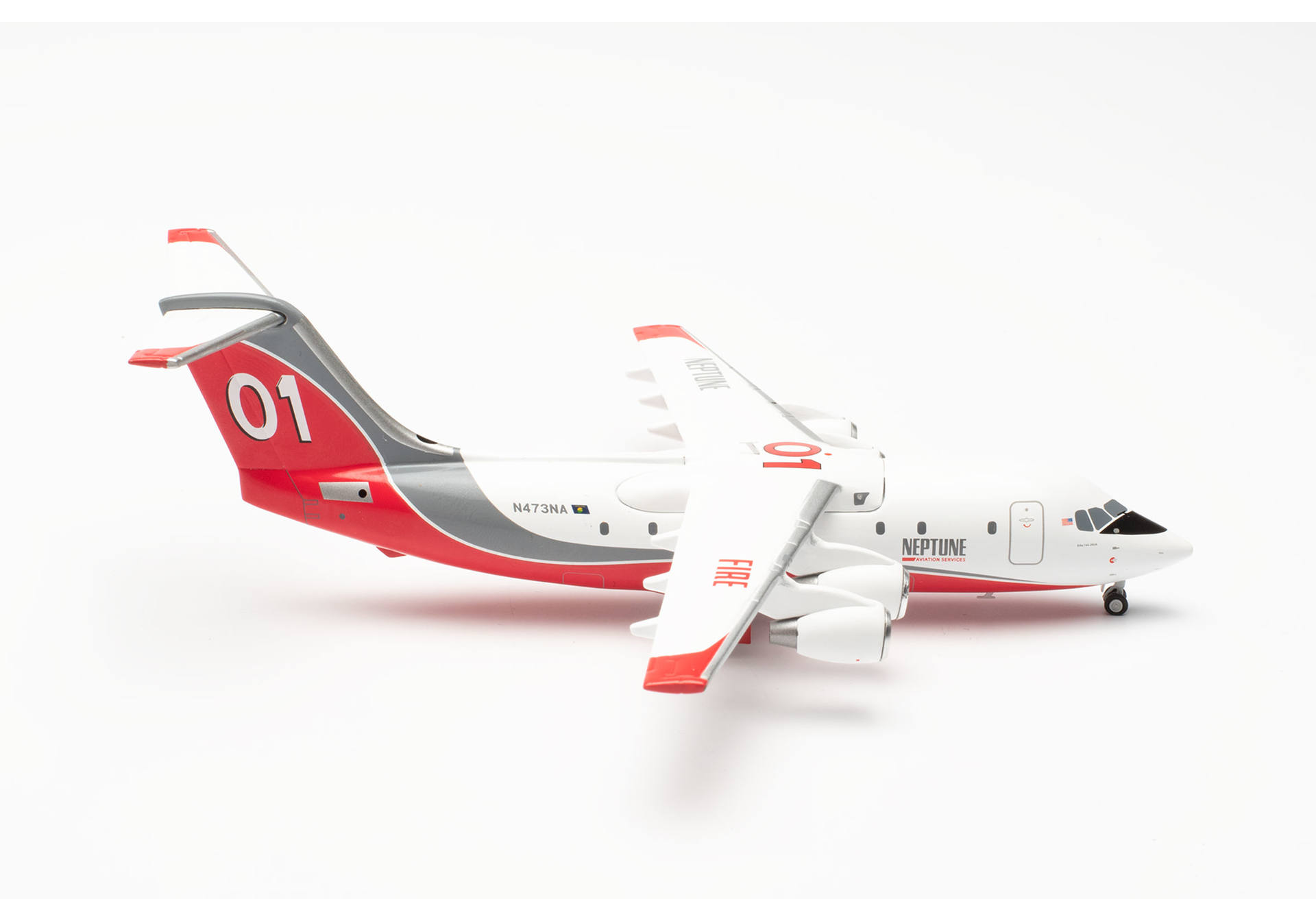 Herpa 572835 Neptune Aviation British Aerospace BAe 146-200 – N473NA / 01 1:200