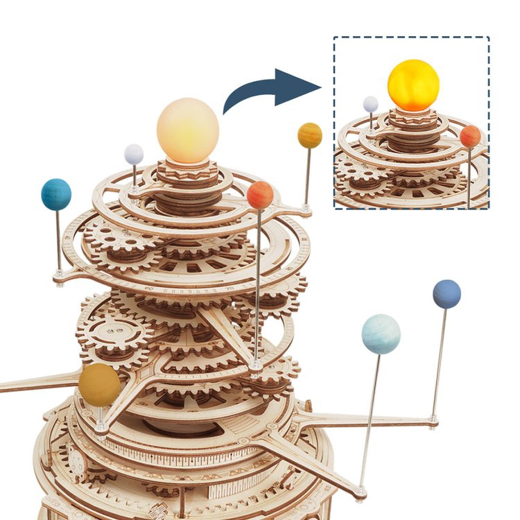 Wooden Model Kit - Solar System - ST001 by Robotime