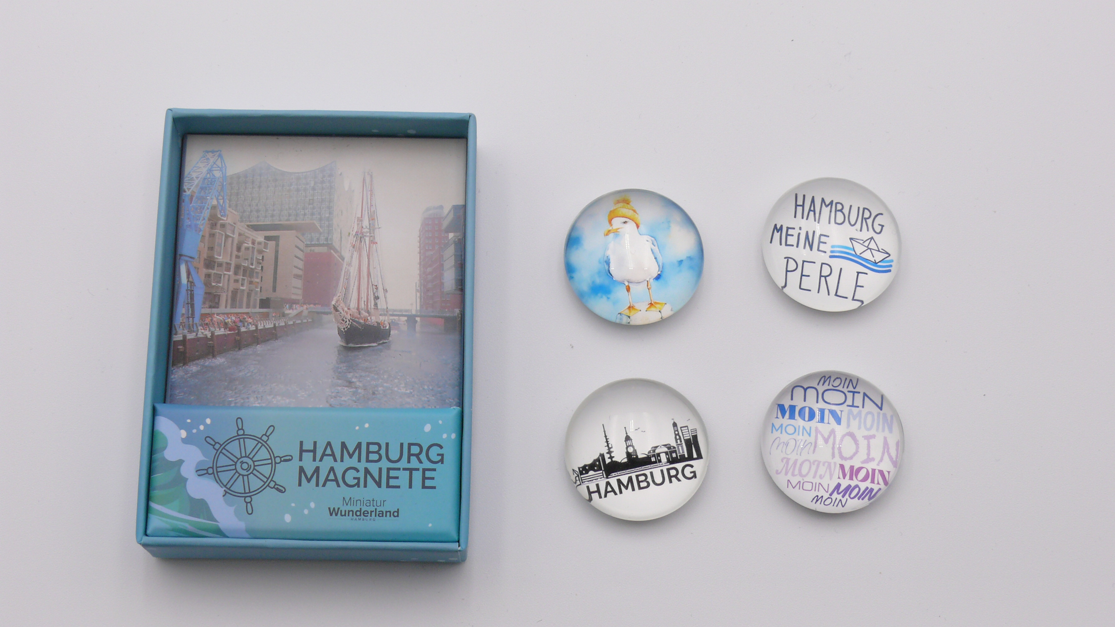Magnet Set – 4-Piece Hamburg Set in Box