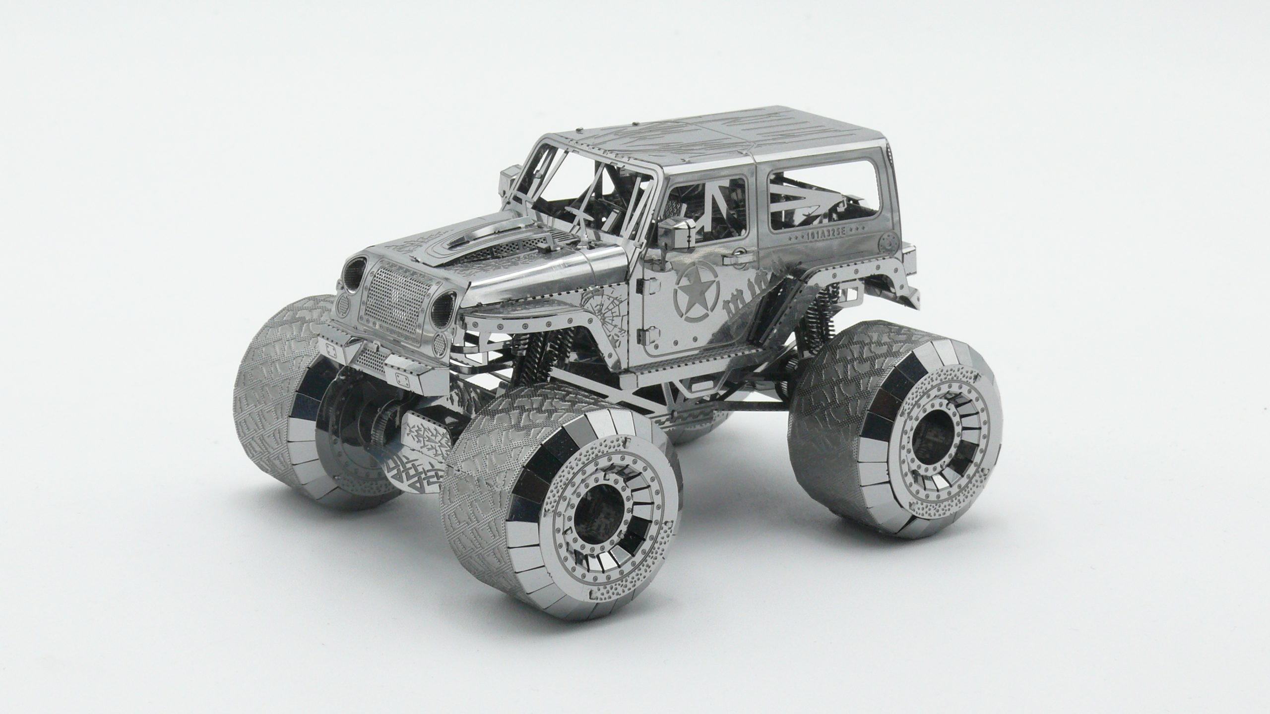 3D Metal Model Offroad Wrangler