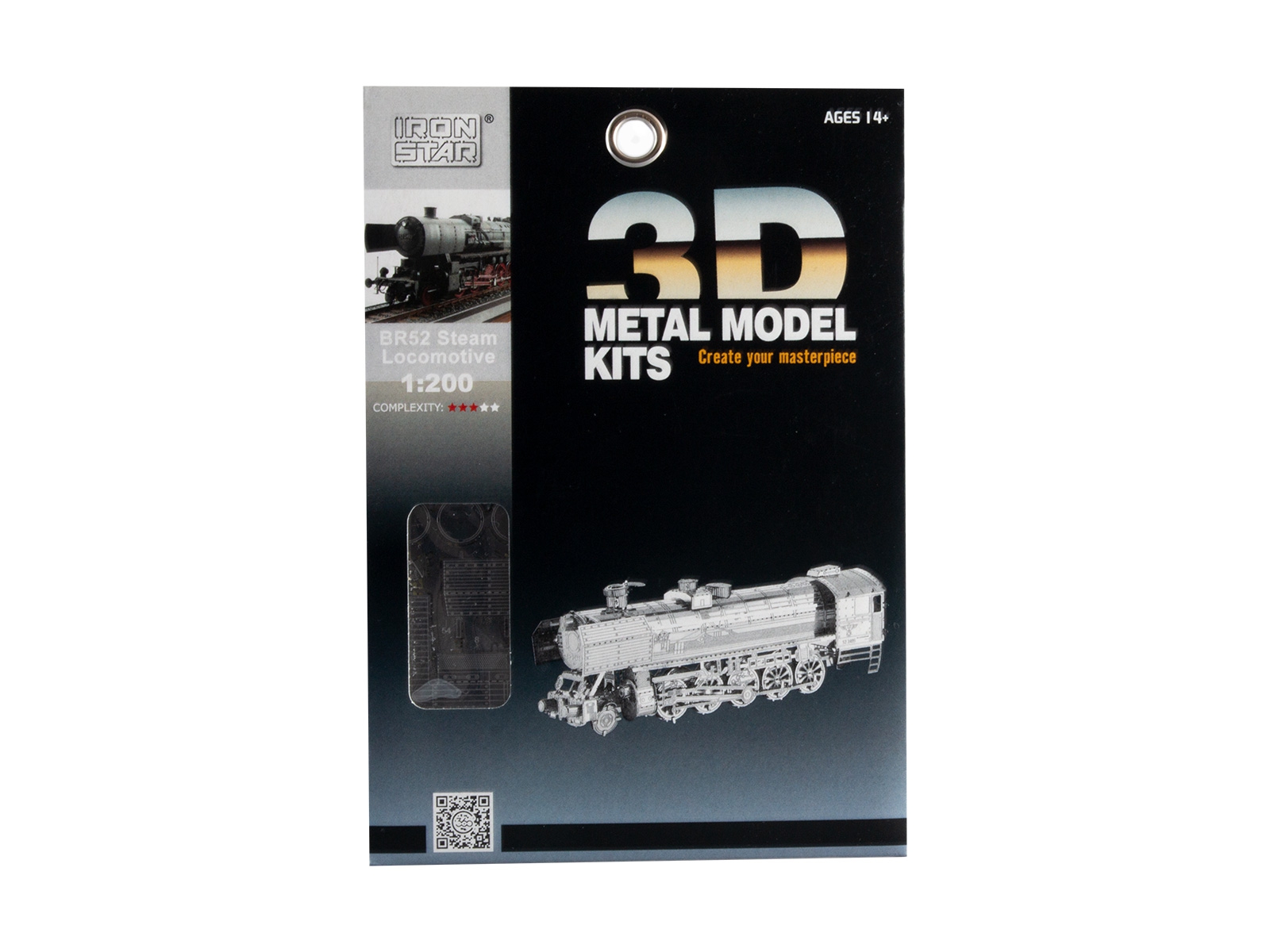 Mini 3D Metal Model Steam Locomotive