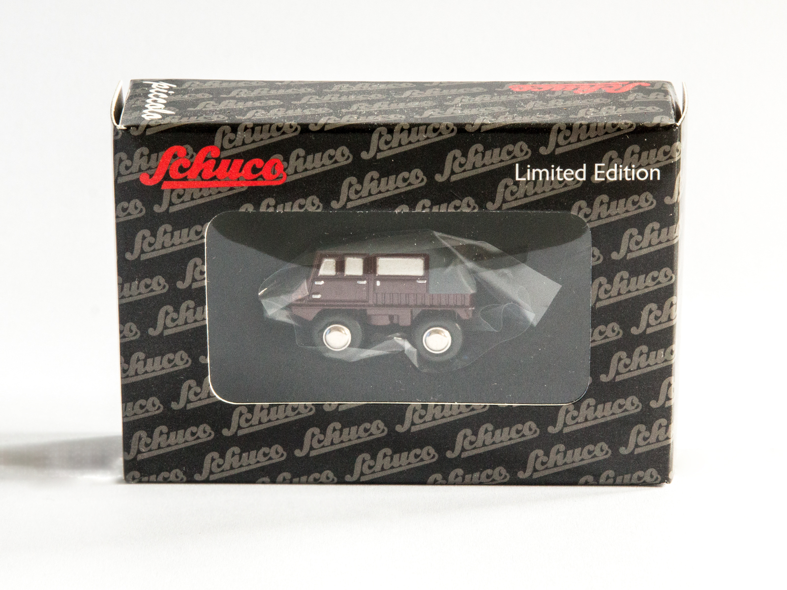 Schuco Piccolo 450567600 Steyr-Puch Haflinger, Wine Red 1:90