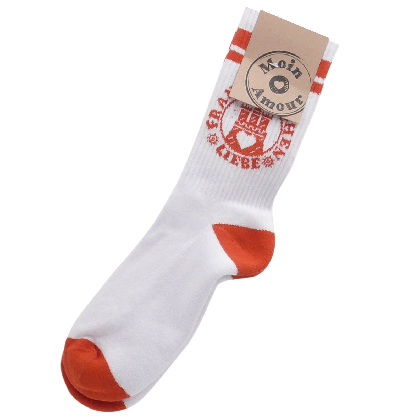 Franzbrötchenliebe Socken -  "Hamburg Red"