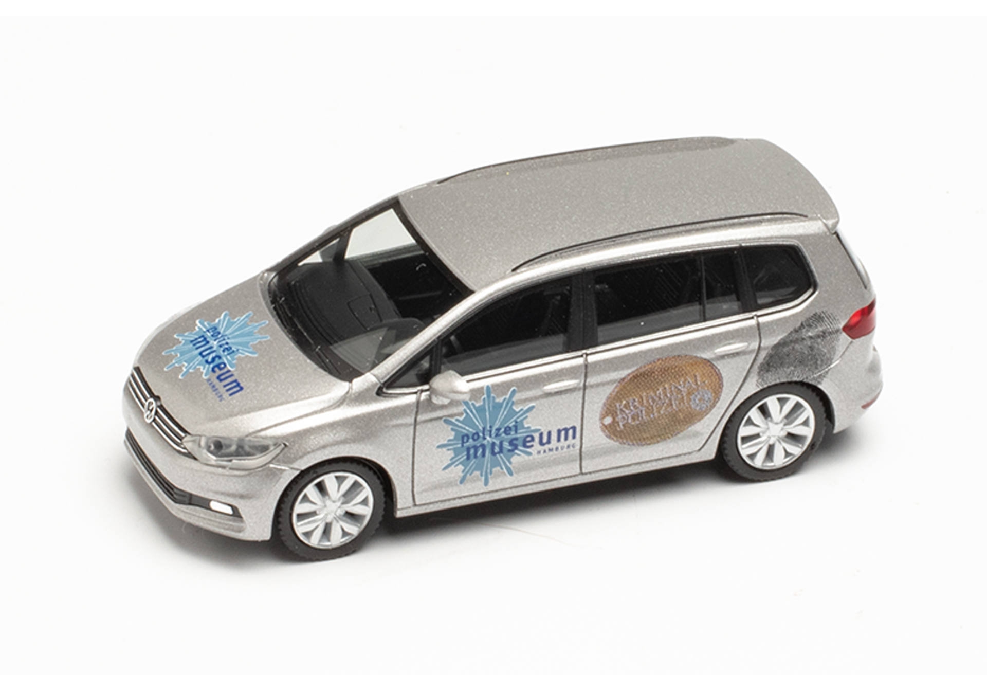 Herpa 096539 VW Touran Polizeimuseum Hamburg 1:87