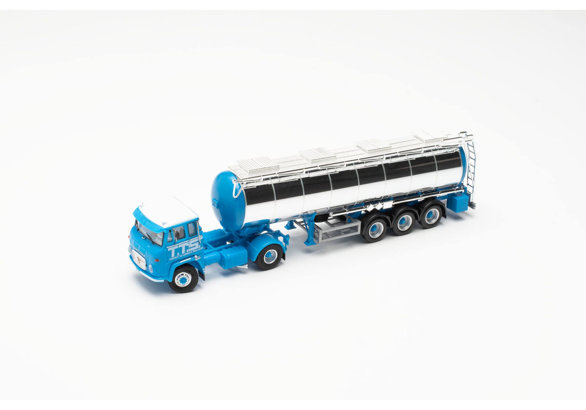 Herpa 87MBS026130 Scania LB 76 Tractor-Semitrailer "TTS" (Belgien/Hannut) 1:87