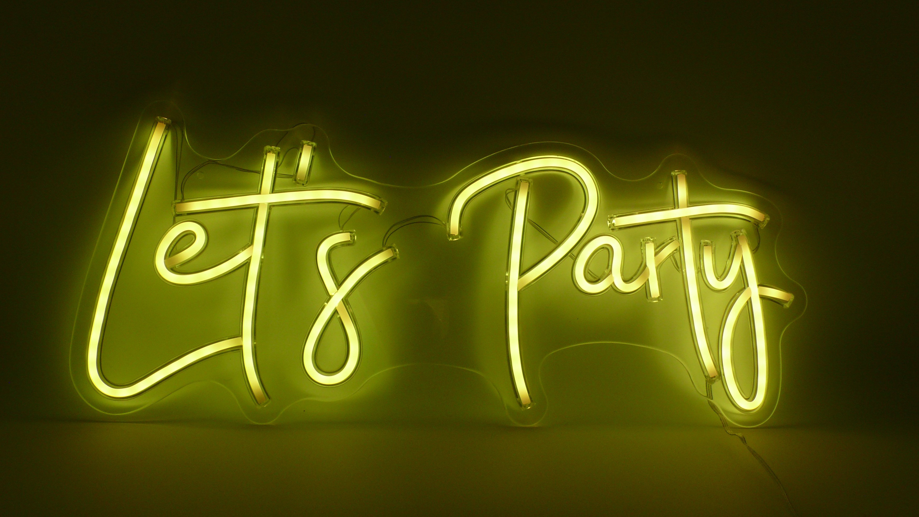 Neonlampe Let´s Party (mit verschiedenen Effekten)
