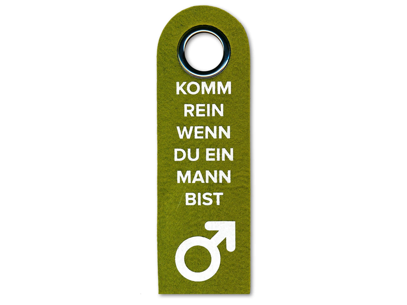 Door Hanger "The Answer Is NO / Knocking Is Pointless"