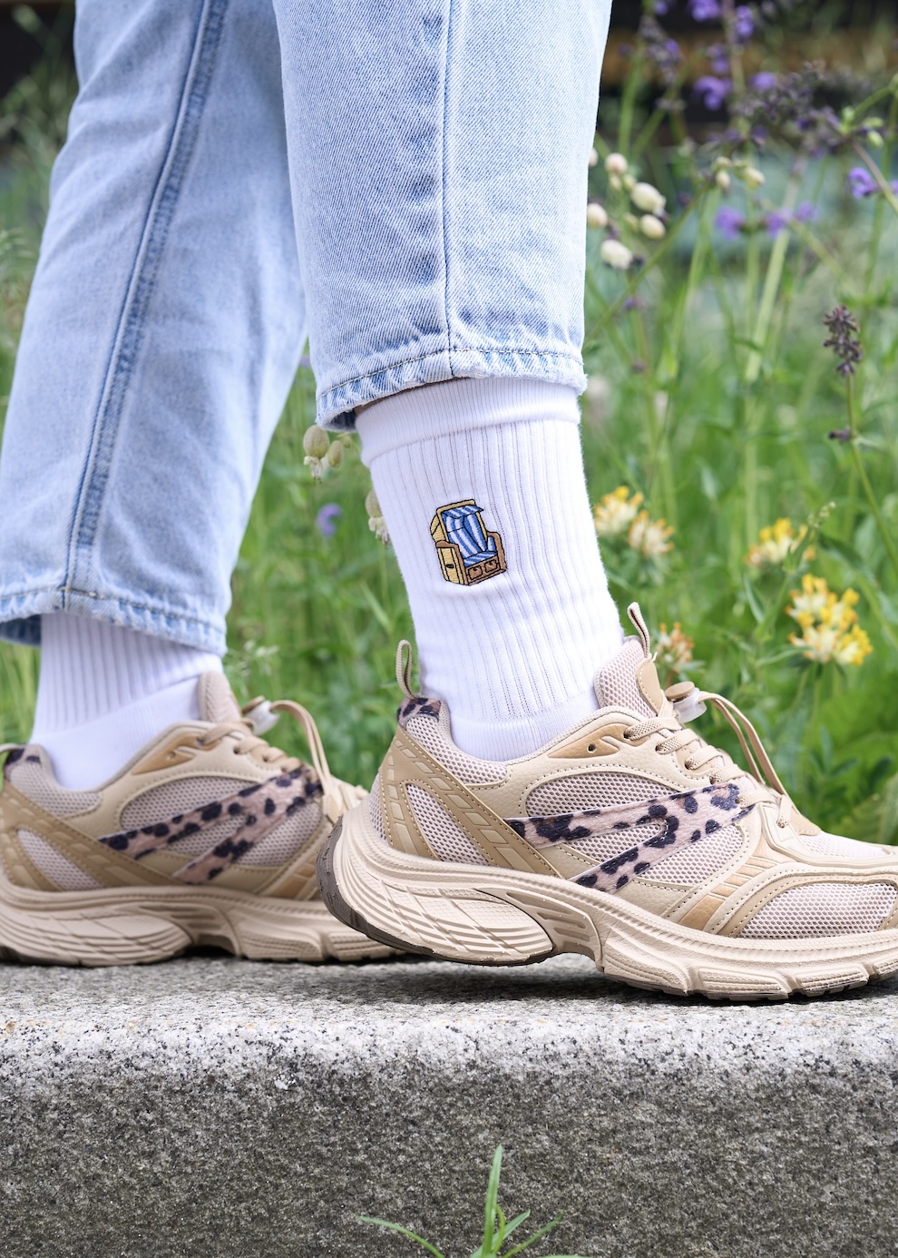 Socken - Strandkorb
