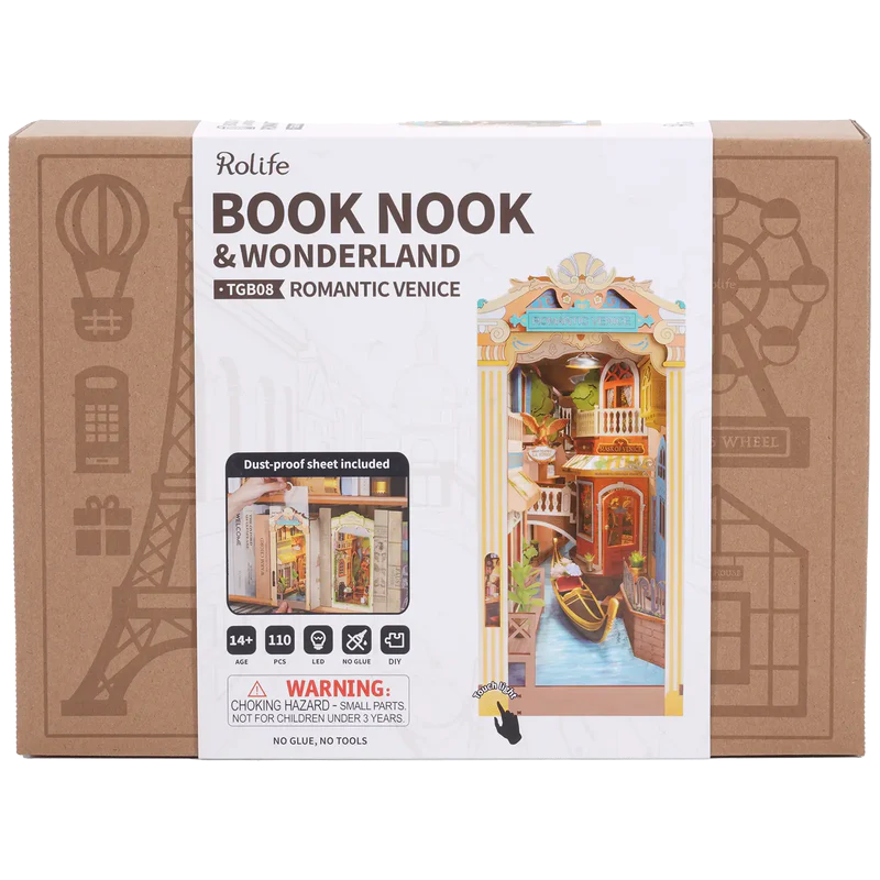 Holzbaussatz / Book Nook - Romantic Venice - TGB08