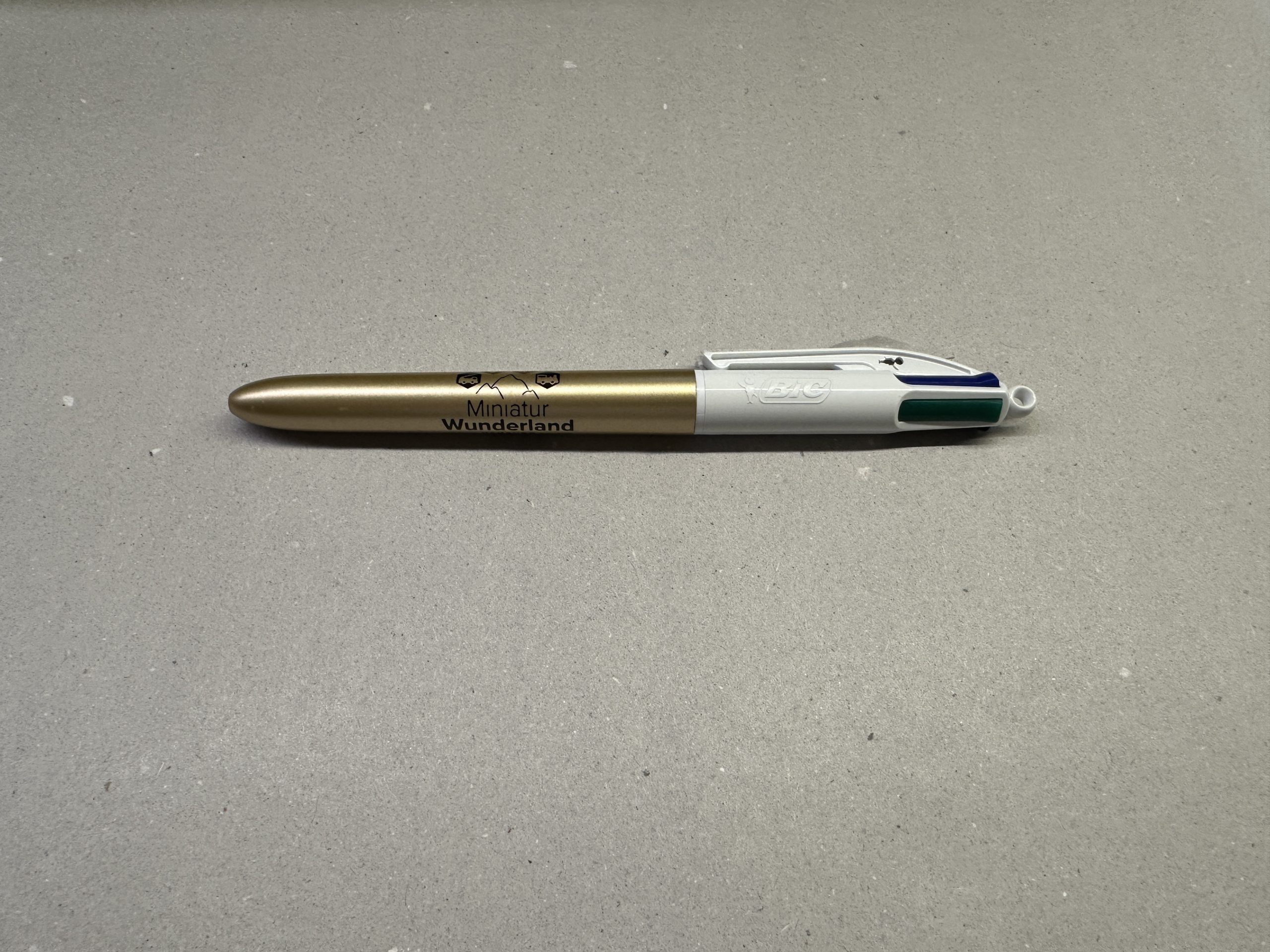 BIC "4 COLOURS" Multicolor Ballpoint Pen, Light Blue