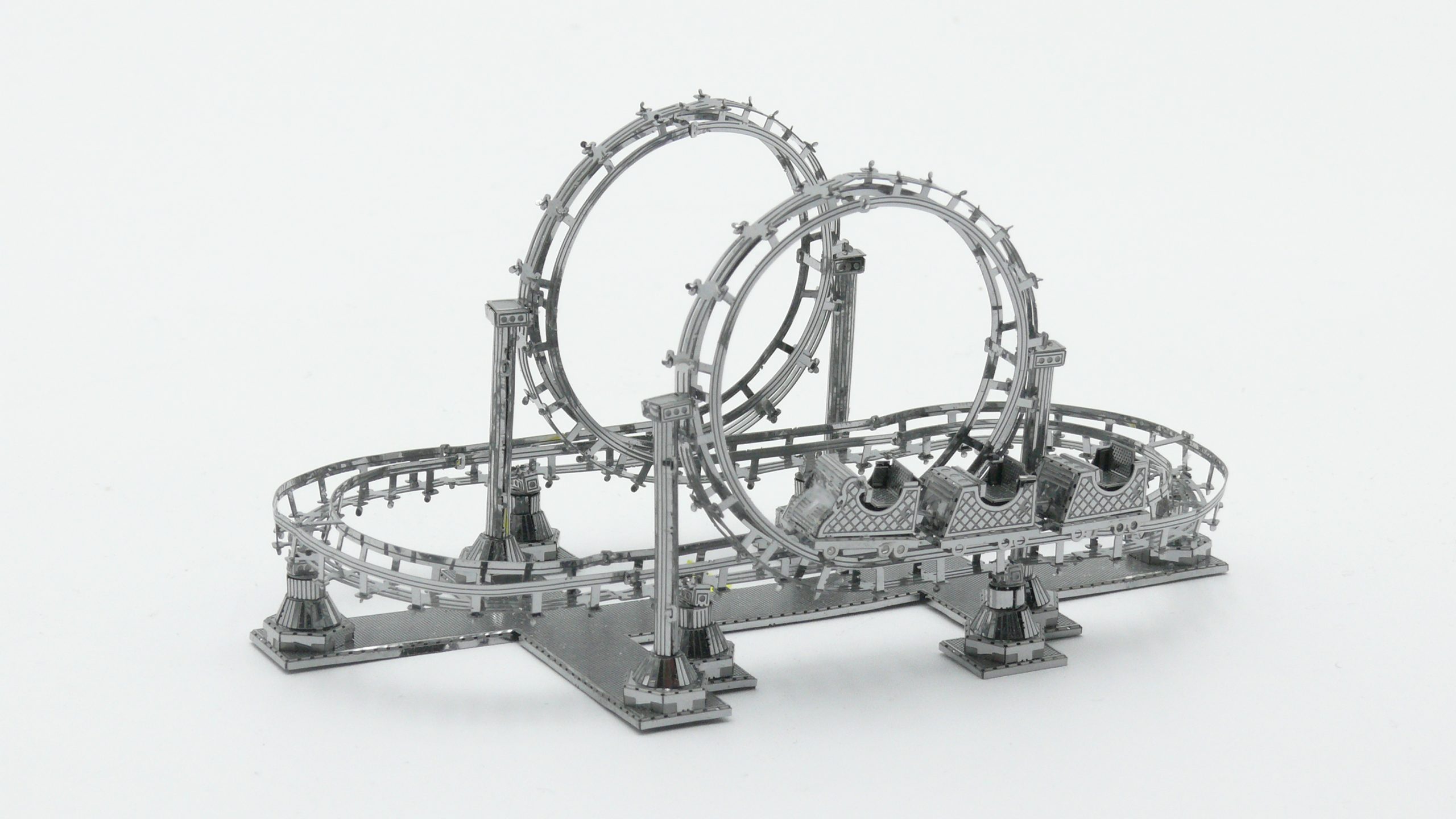 3D Metal Model Roller Coaster