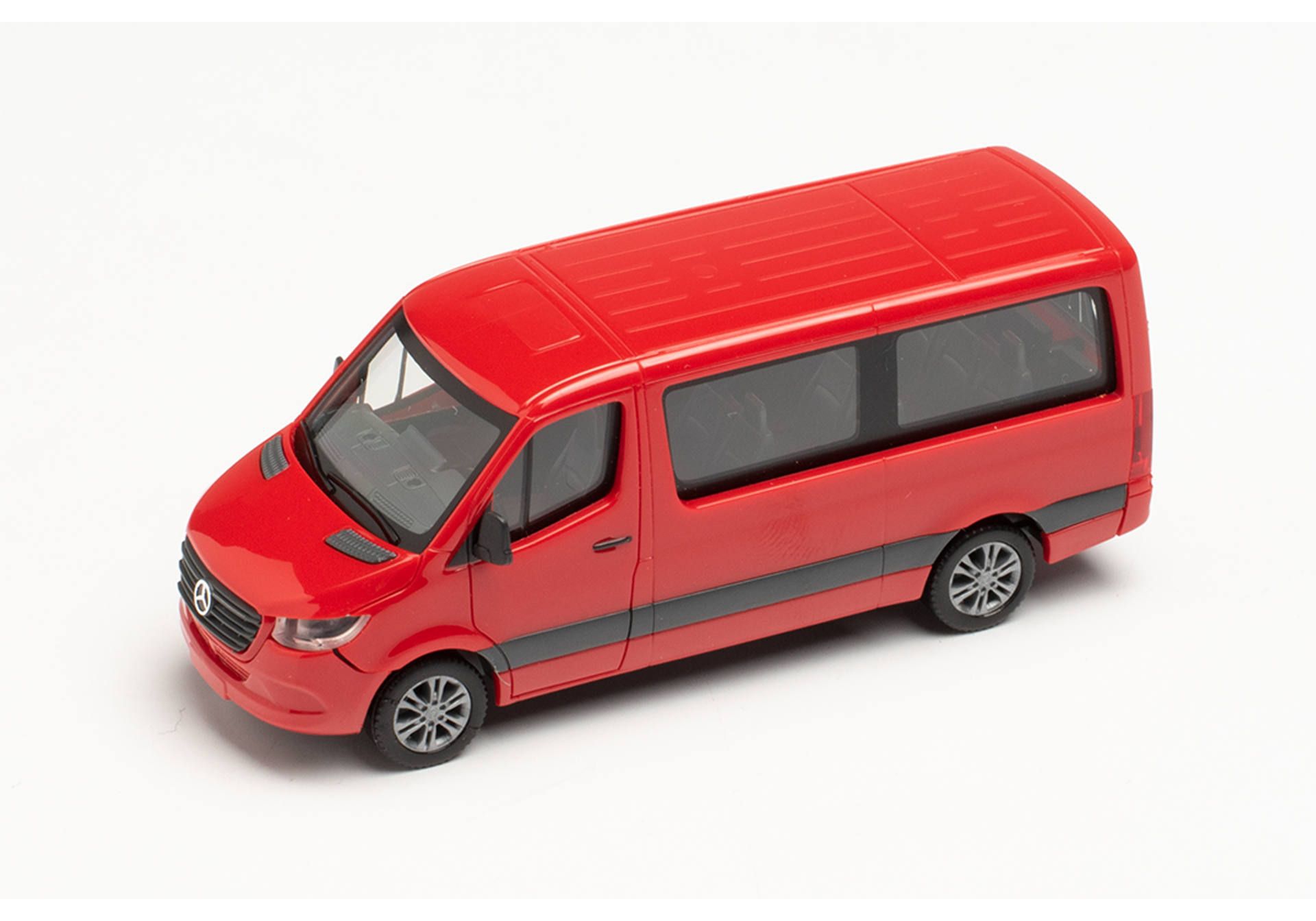 Herpa 096478 Mercedes Benz Sprinter 18 Bus FD, rot 1:87