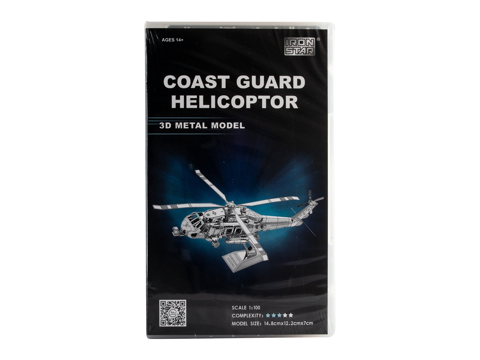 3D Metal Model Coast Guard Helicopter