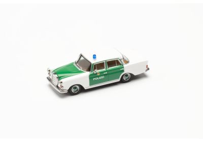 Herpa 097208 Mercedes-Benz 200 Heckflosse "Polizei Hamburg"